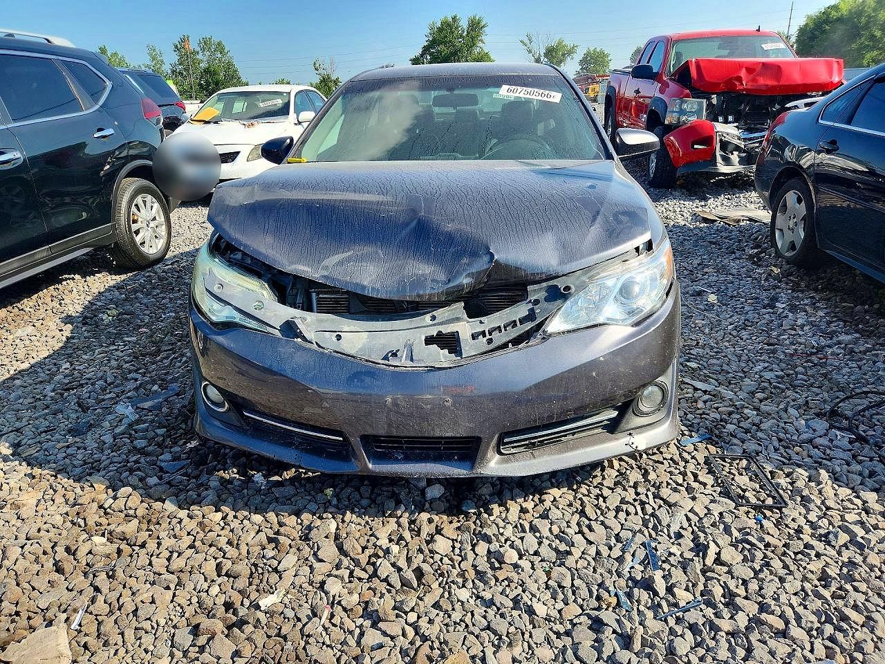 2013 Toyota Camry Se Gray vin: 4T1BF1FK3DU297409