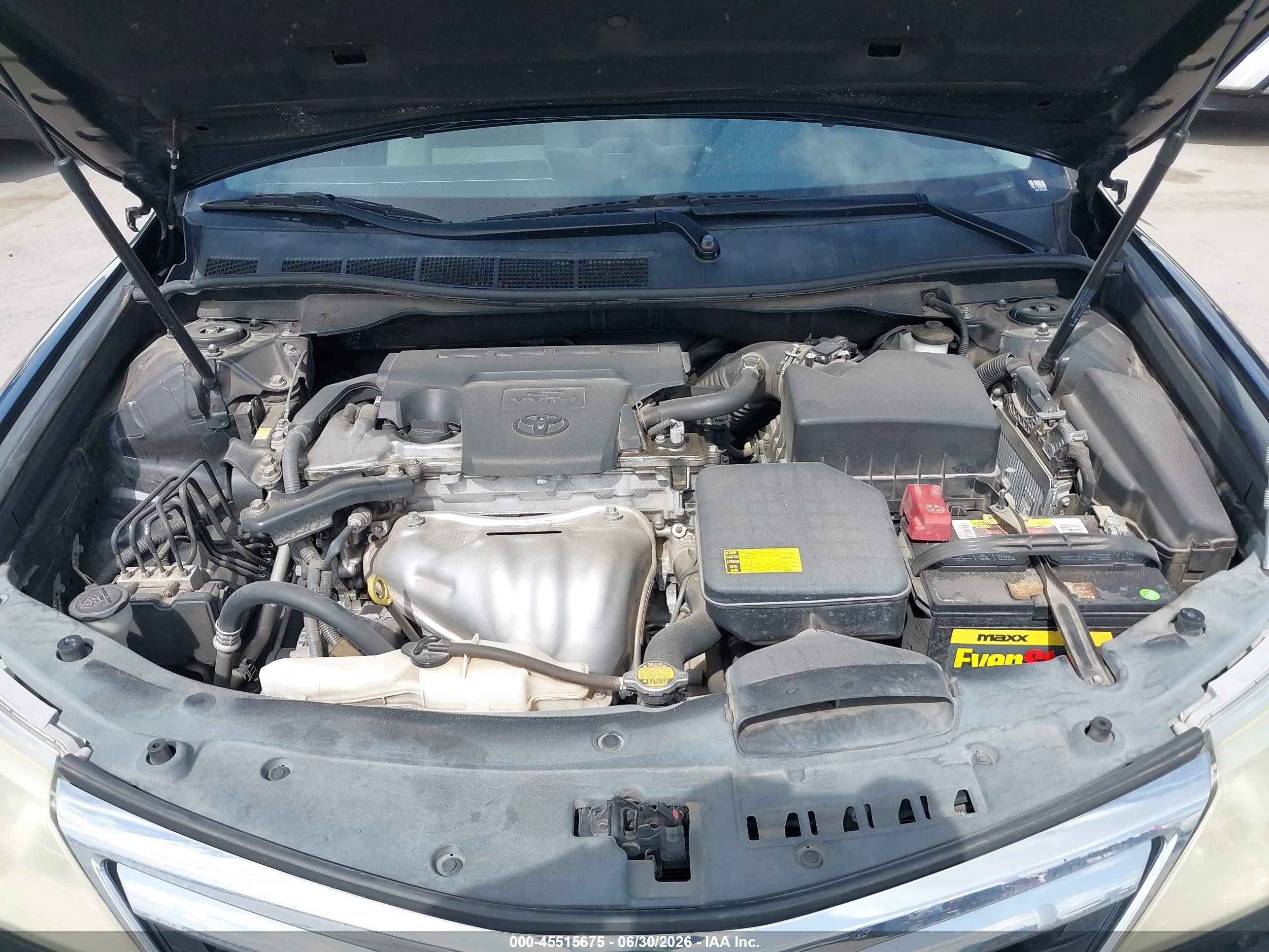 2013 Toyota Camry Le Черный vin: 4T1BF1FK3DU639778
