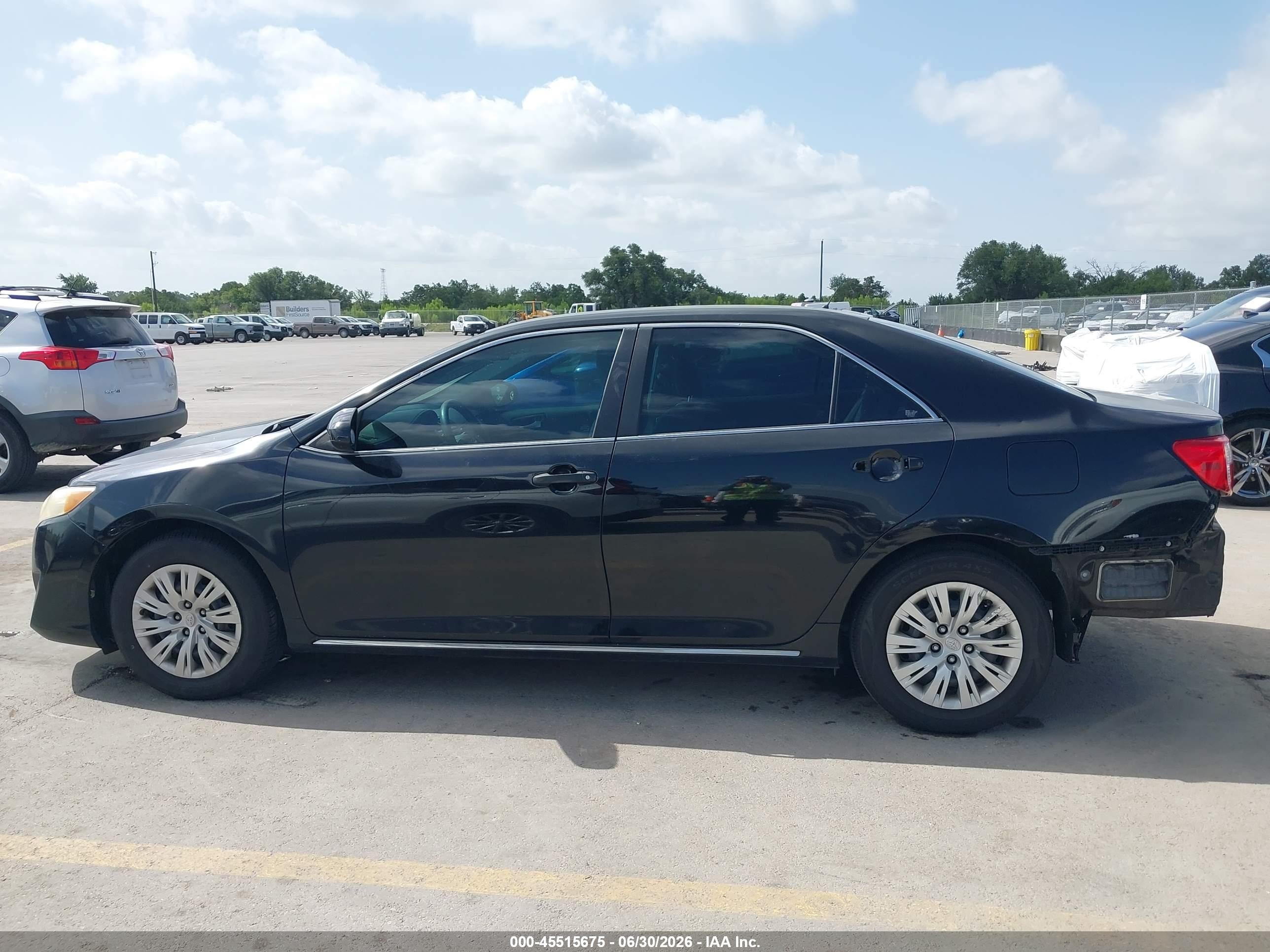 2013 Toyota Camry Le Черный vin: 4T1BF1FK3DU639778