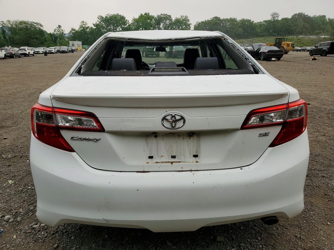 2013 Toyota Camry Se White vin: 4T1BF1FK3DU652479