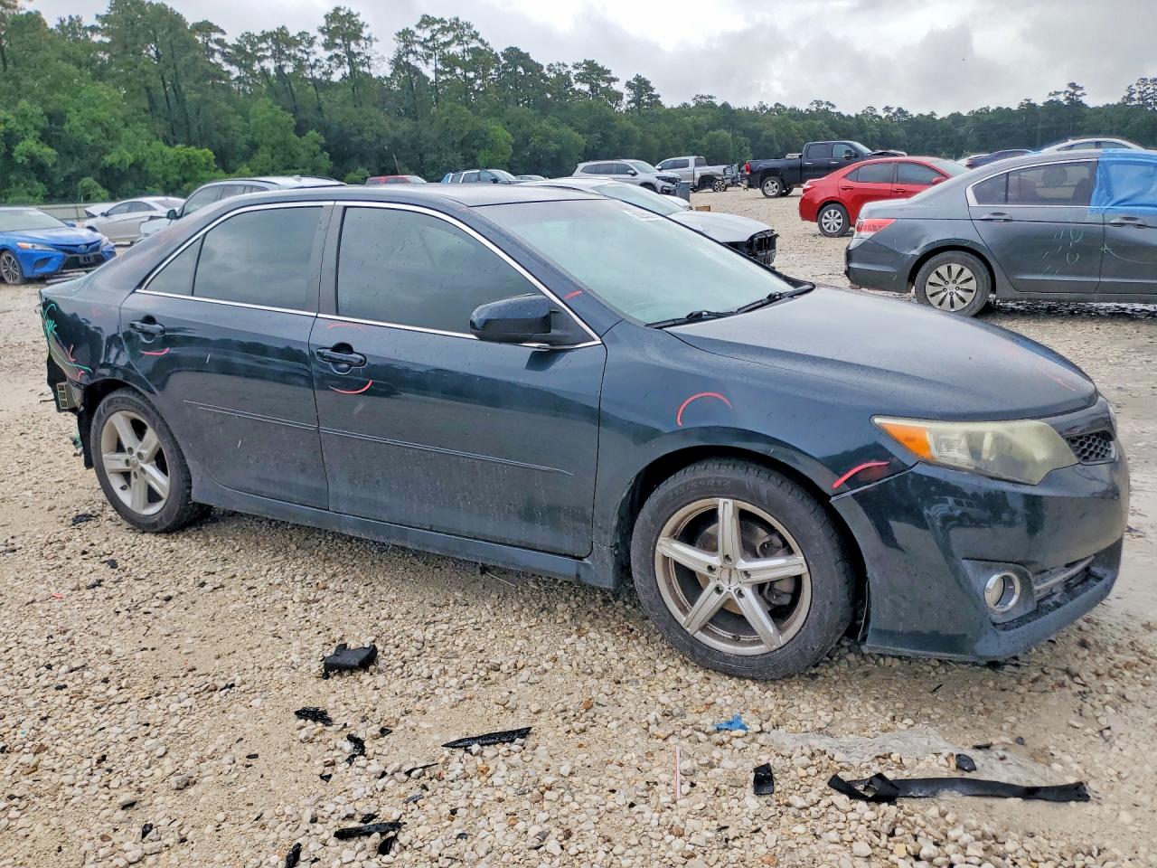 2013 Toyota Camry Se Black vin: 4T1BF1FK3DU660971