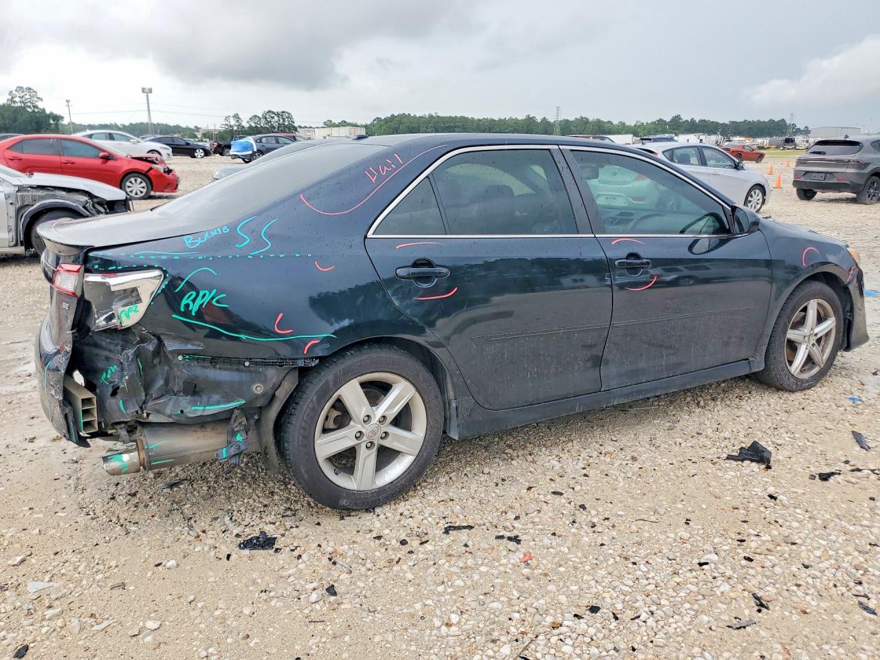 2013 Toyota Camry Se Black vin: 4T1BF1FK3DU660971