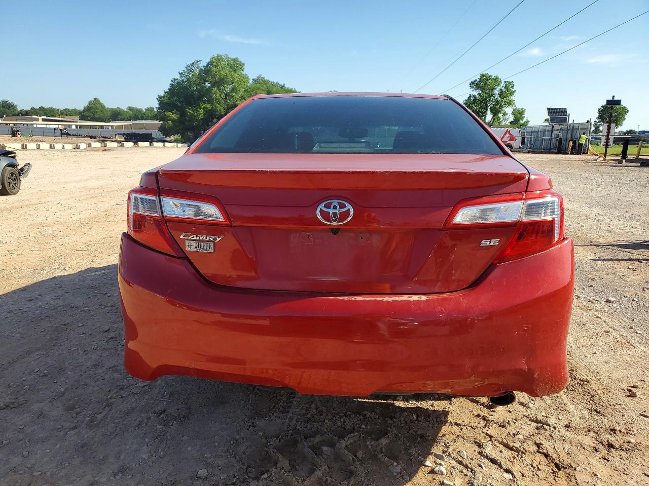 2013 Toyota Camry Se Red vin: 4T1BF1FK3DU661960