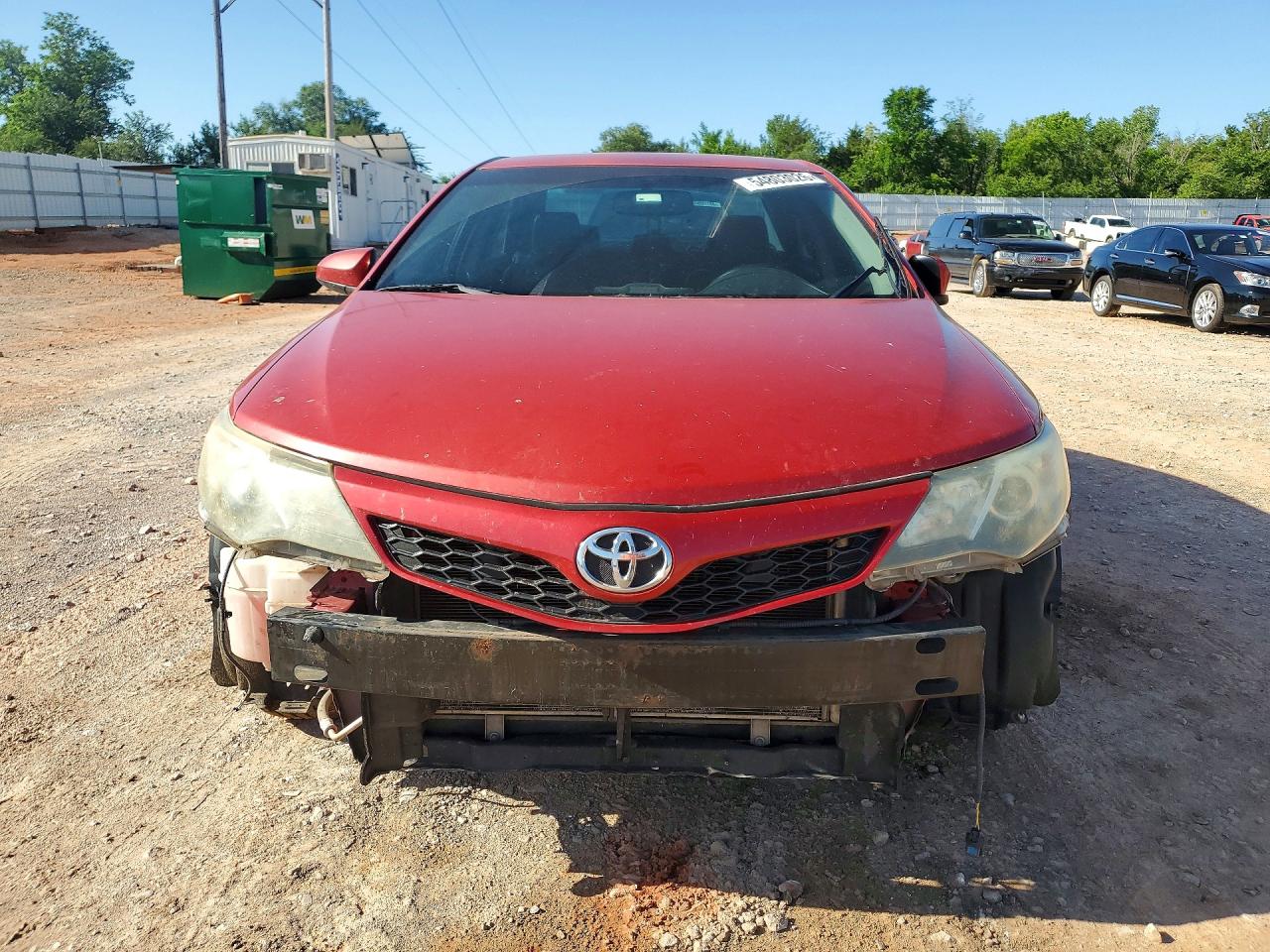 2013 Toyota Camry Se Red vin: 4T1BF1FK3DU661960