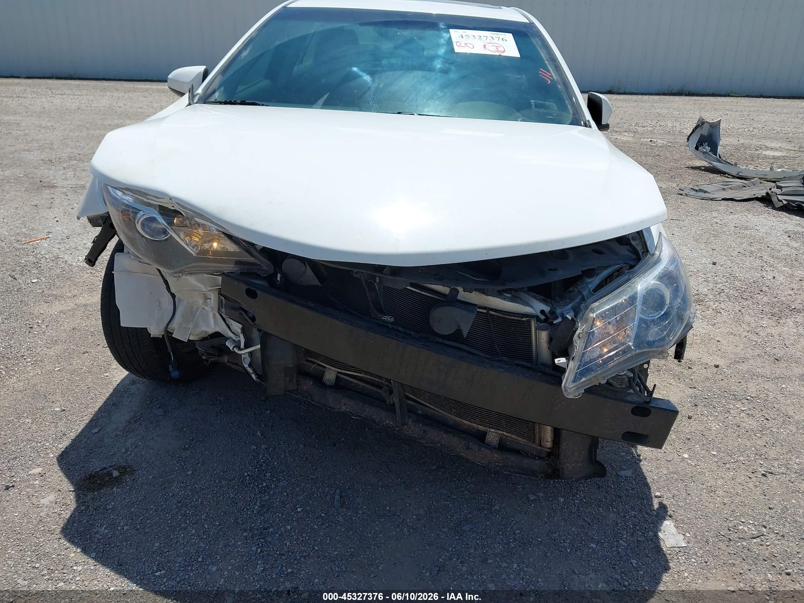 2013 Toyota Camry Se White vin: 4T1BF1FK3DU663241