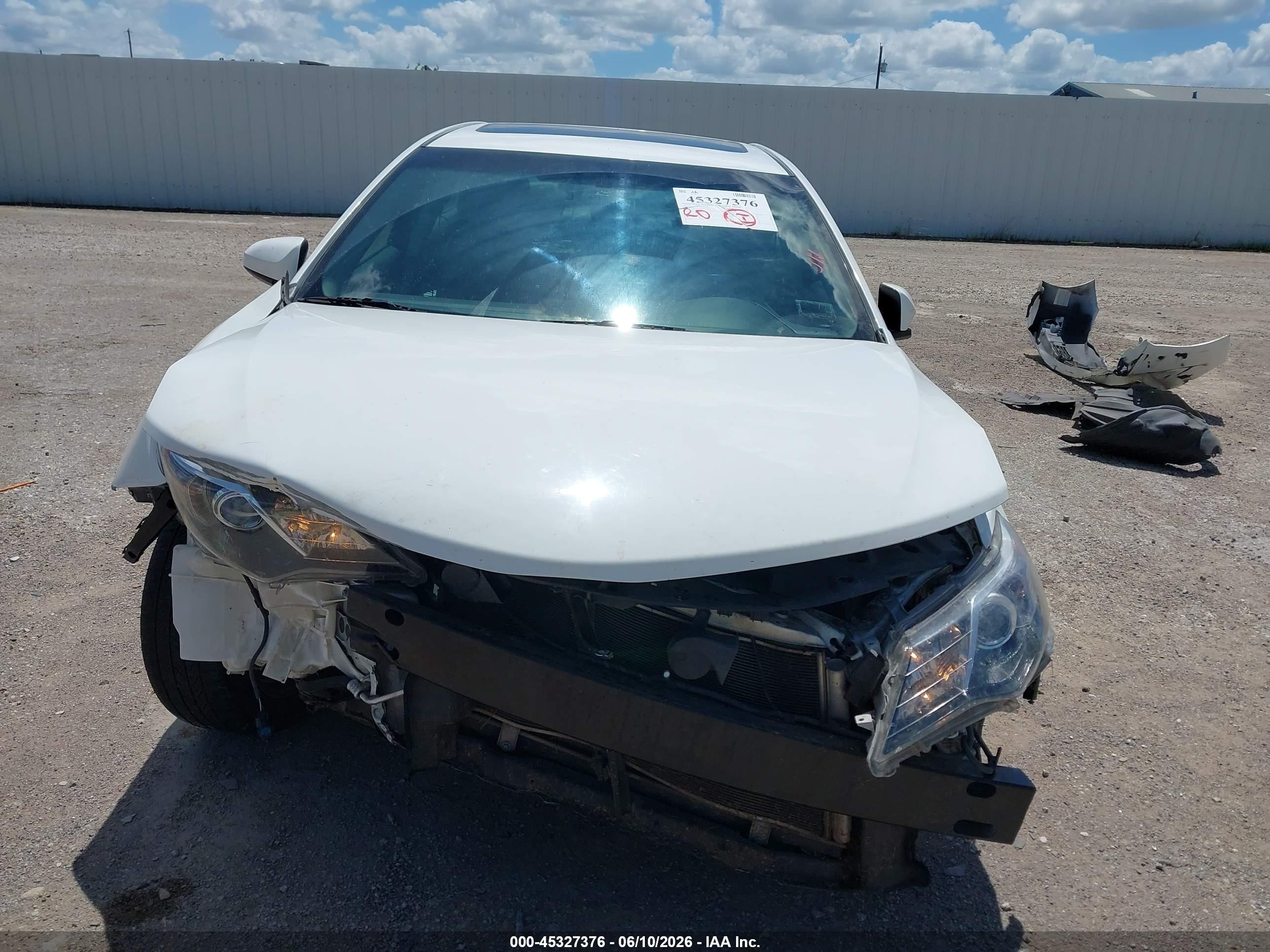 2013 Toyota Camry Se White vin: 4T1BF1FK3DU663241