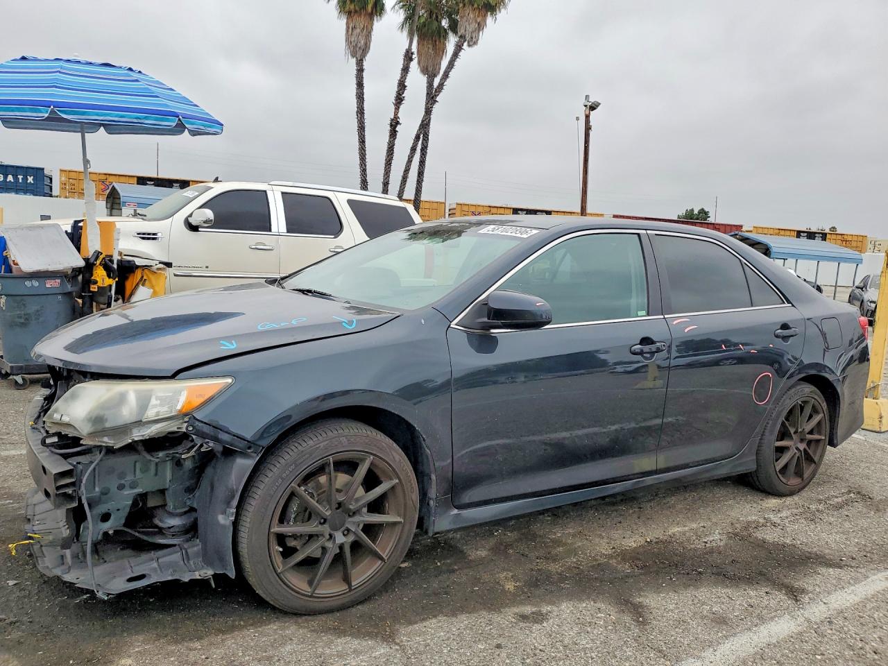2013 Toyota Camry Se Gray vin: 4T1BF1FK3DU663675
