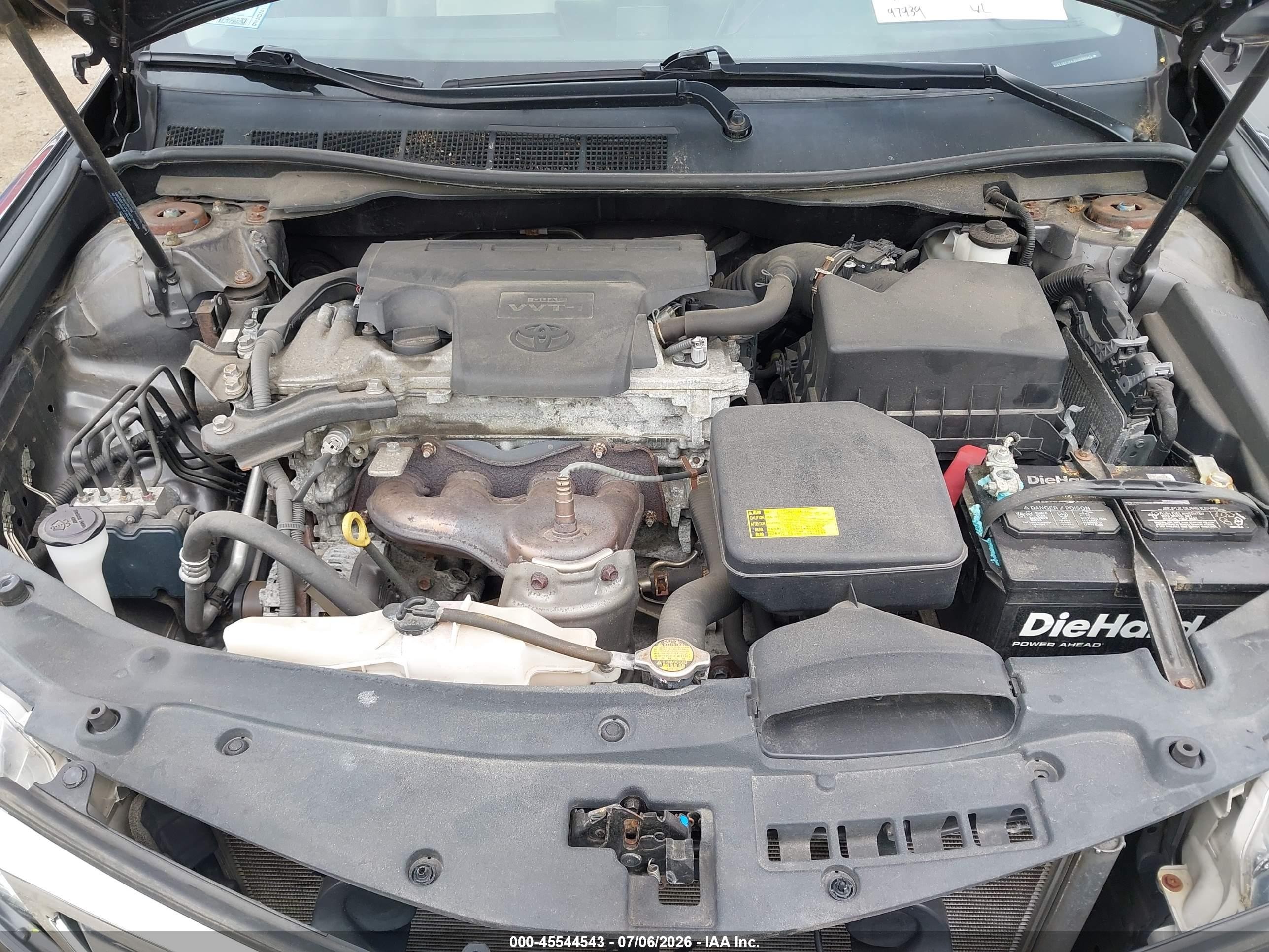2013 Toyota Camry Xle Gray vin: 4T1BF1FK3DU669945