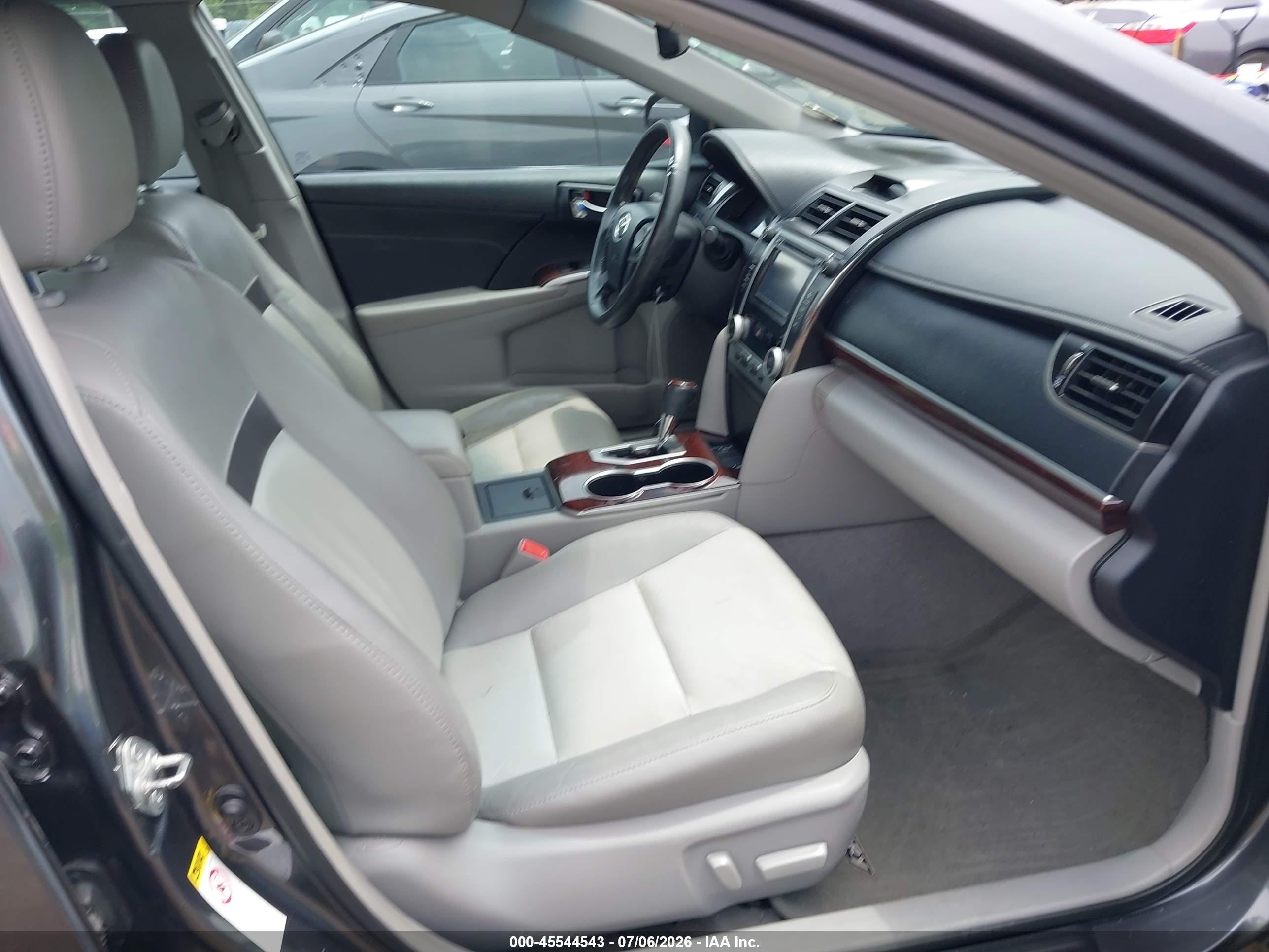 2013 Toyota Camry Xle Gray vin: 4T1BF1FK3DU669945