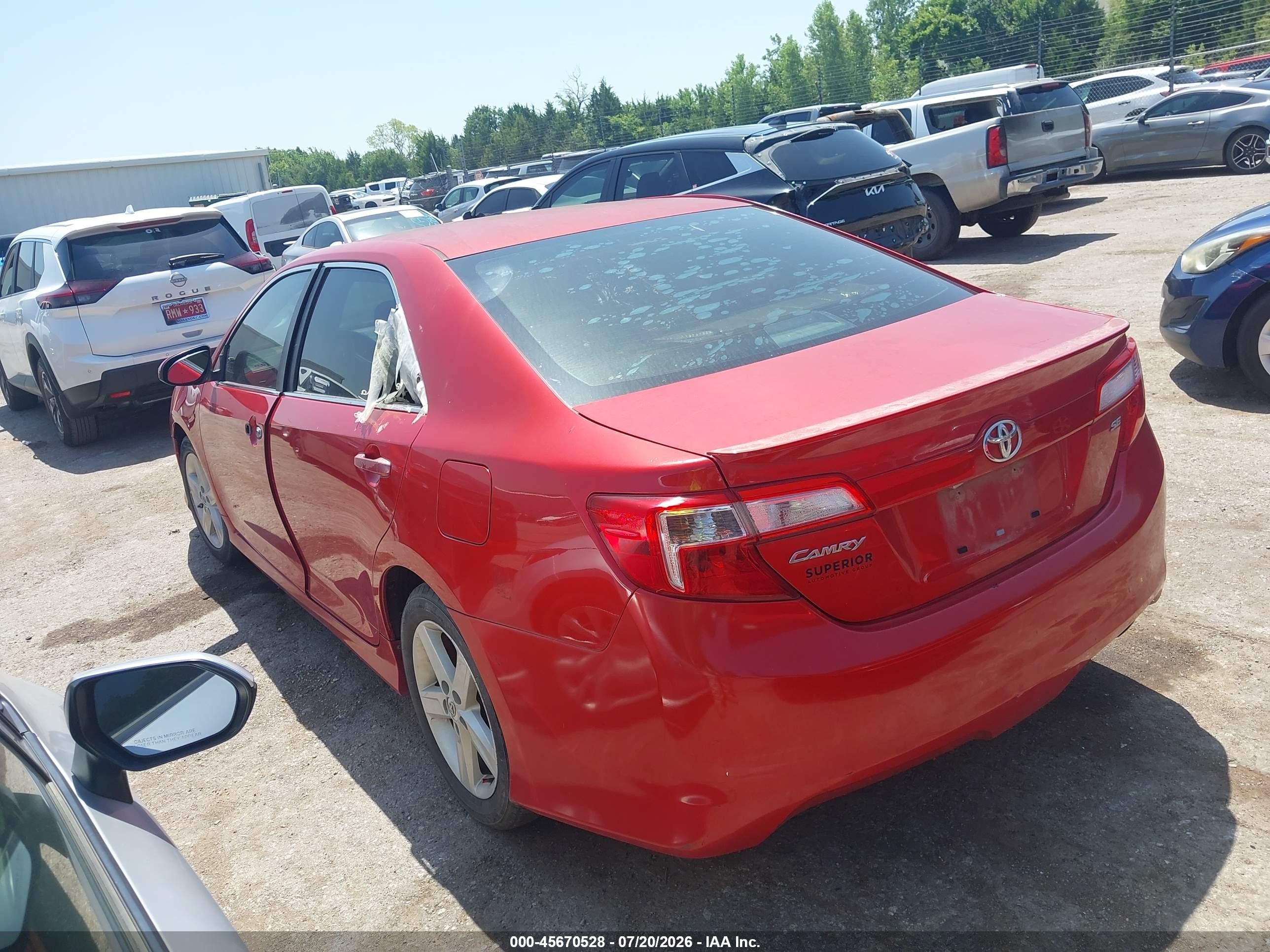 2013 Toyota Camry Se Black vin: 4T1BF1FK3DU675972