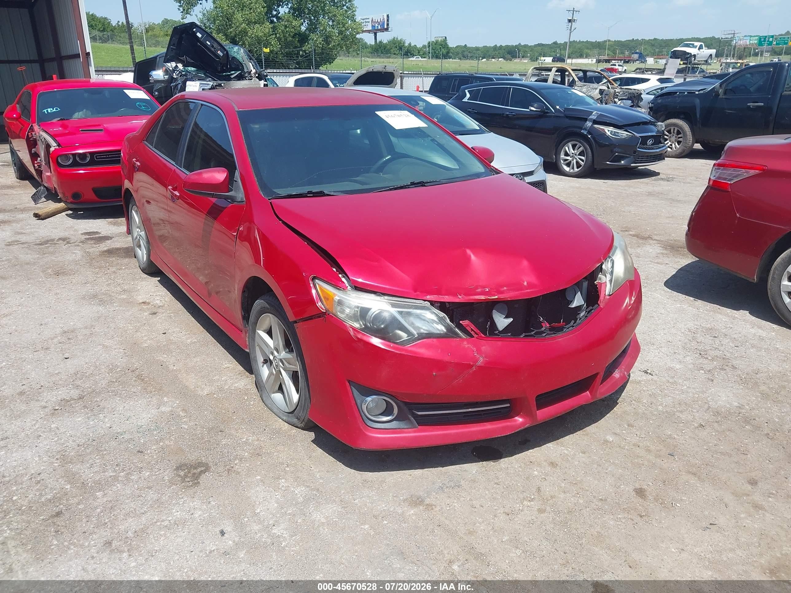 2013 Toyota Camry Se Black vin: 4T1BF1FK3DU675972