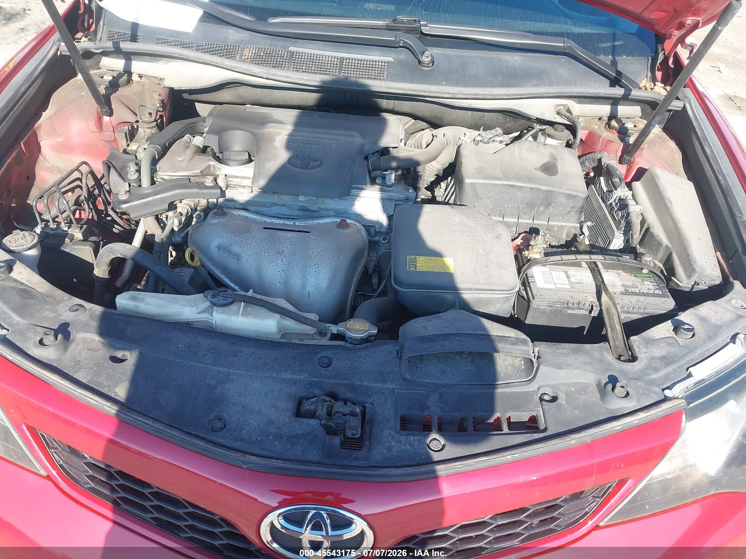 2013 Toyota Camry Se Red vin: 4T1BF1FK3DU677673