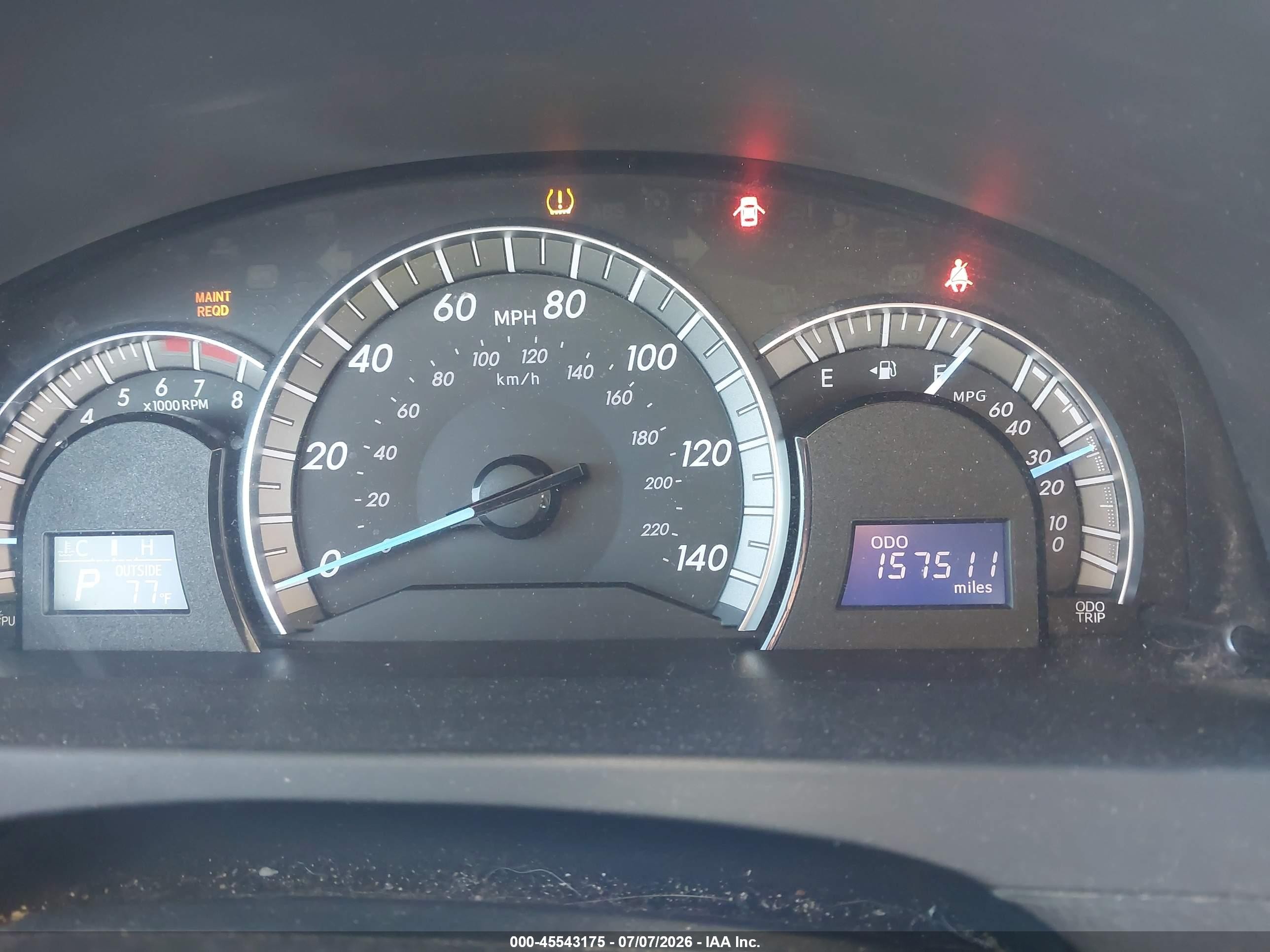 2013 Toyota Camry Se Red vin: 4T1BF1FK3DU677673
