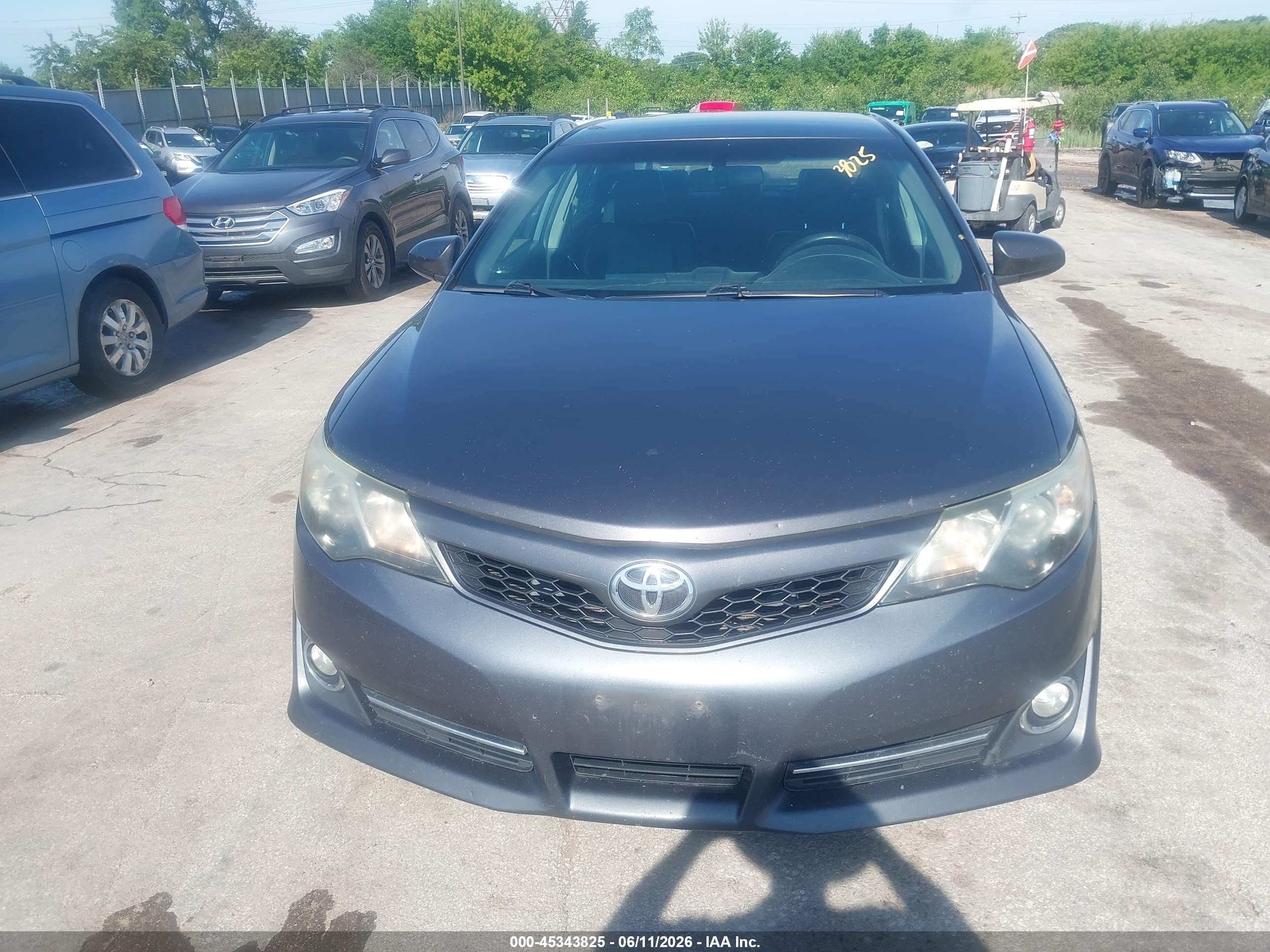 2013 Toyota Camry Se Серый vin: 4T1BF1FK3DU681707