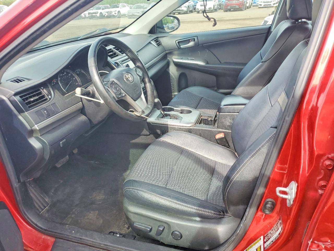 2013 Toyota Camry Se Red vin: 4T1BF1FK3DU681948