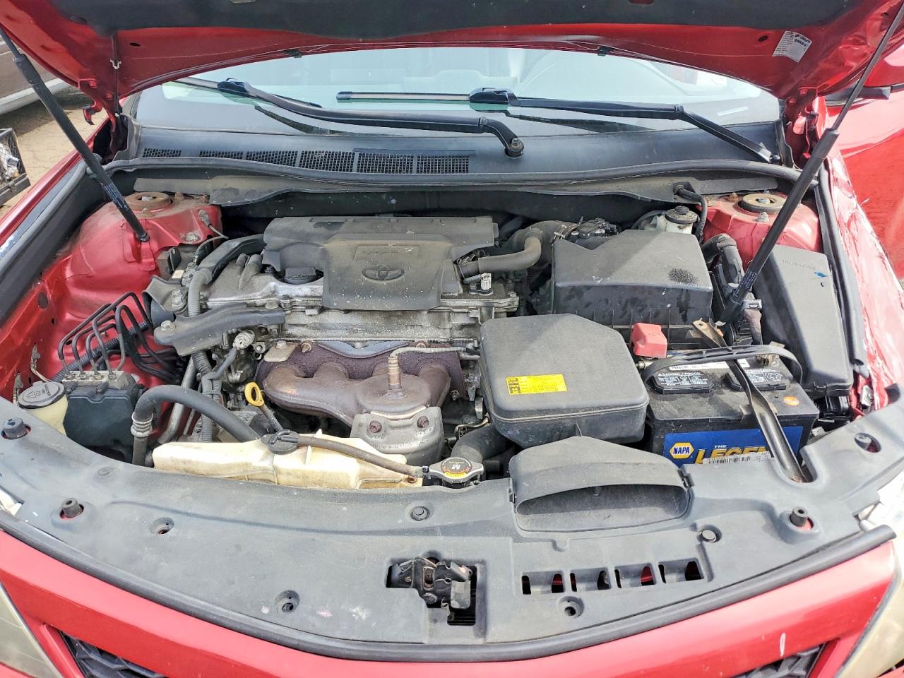 2013 Toyota Camry Se Red vin: 4T1BF1FK3DU681948