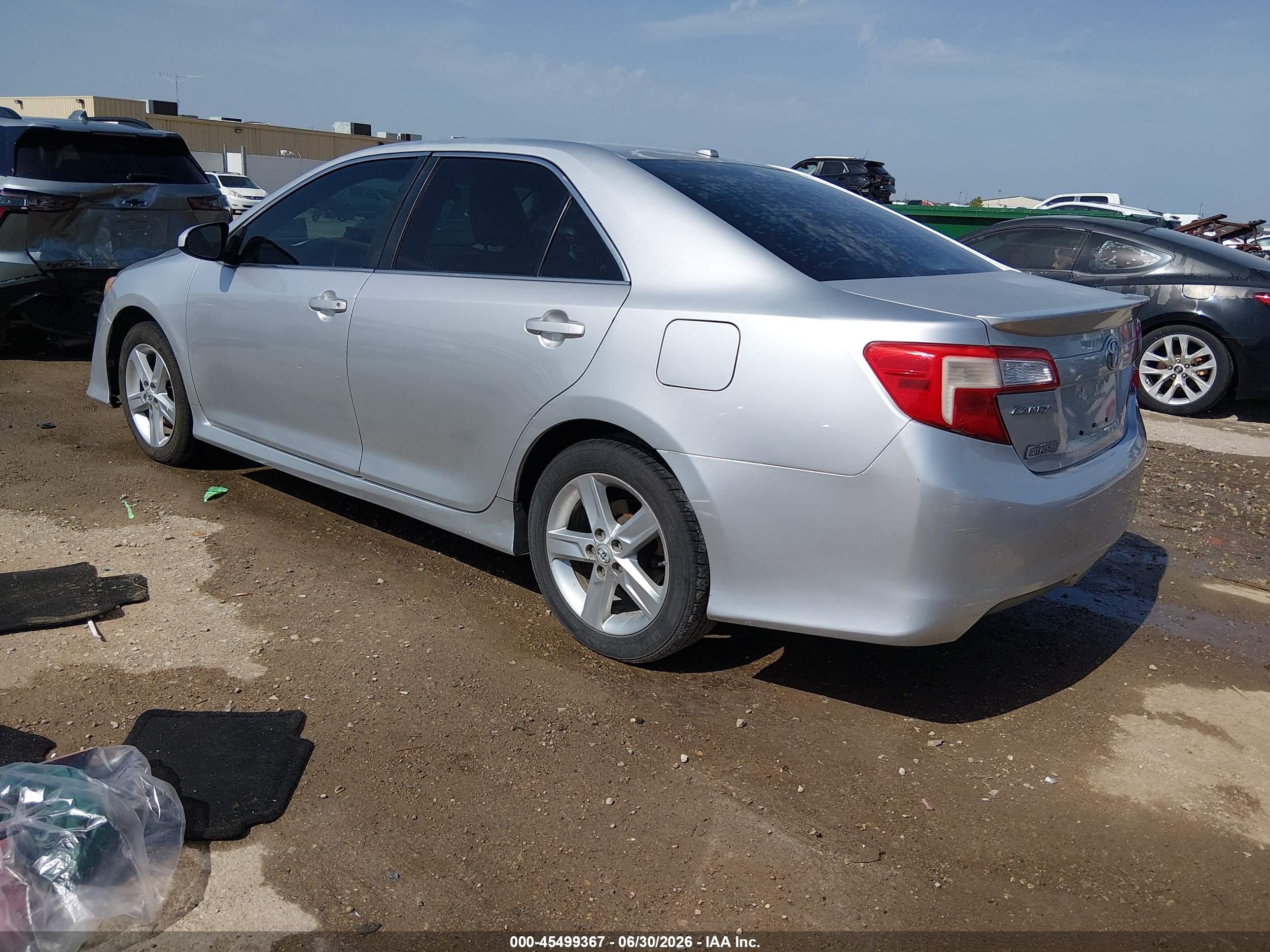 2013 Toyota Camry Se Gray vin: 4T1BF1FK3DU690892