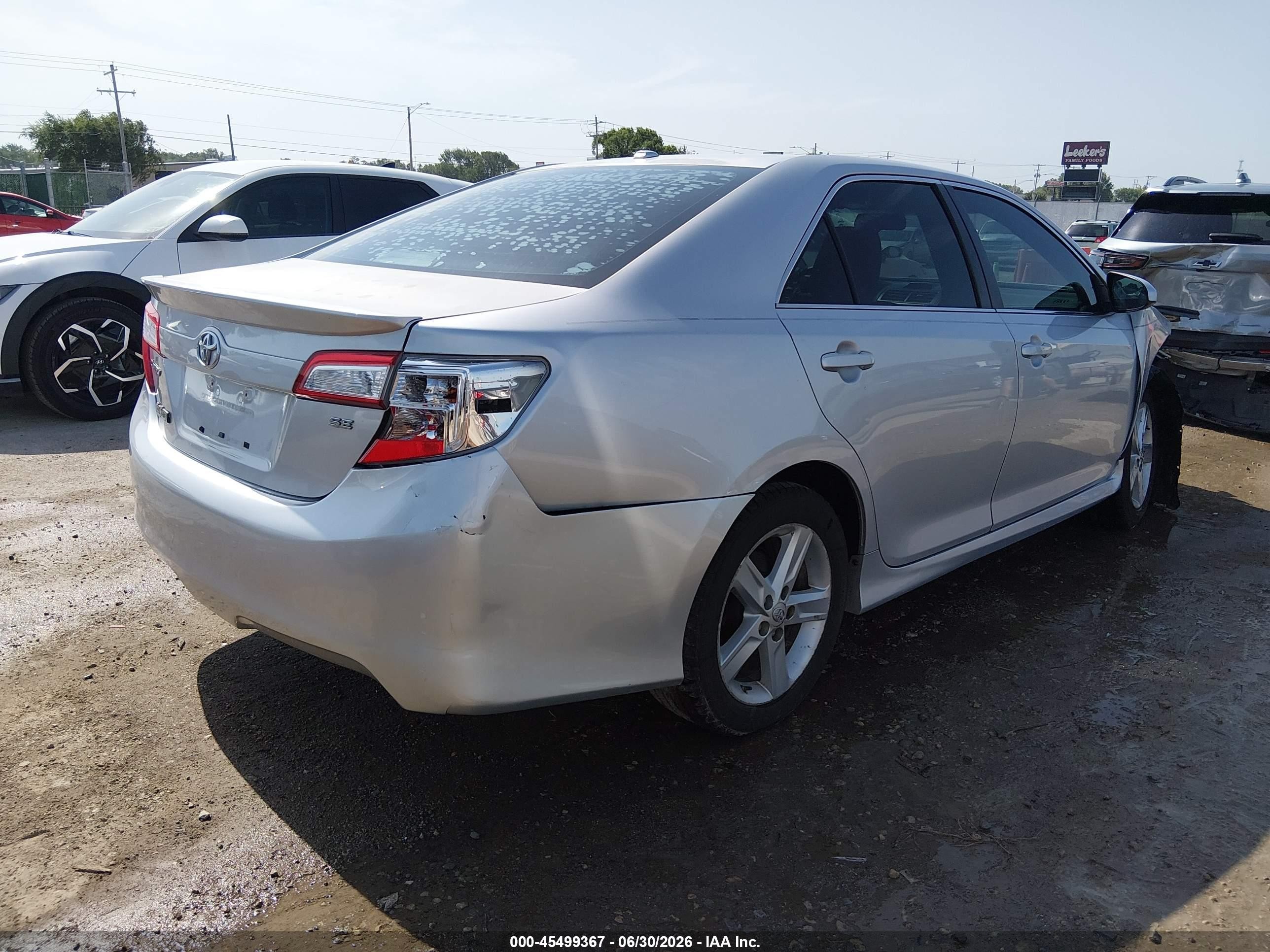 2013 Toyota Camry Se Gray vin: 4T1BF1FK3DU690892