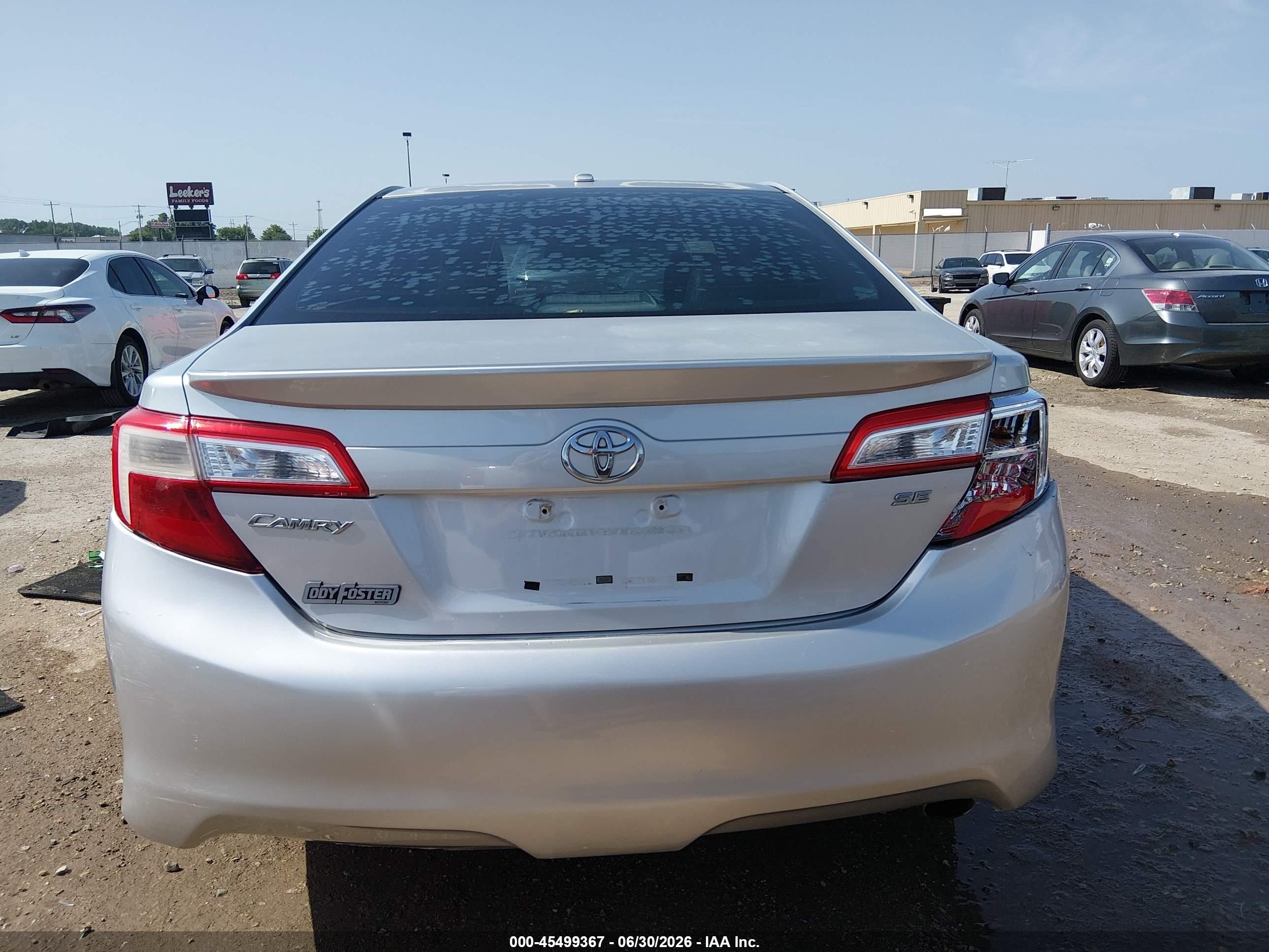 2013 Toyota Camry Se Gray vin: 4T1BF1FK3DU690892