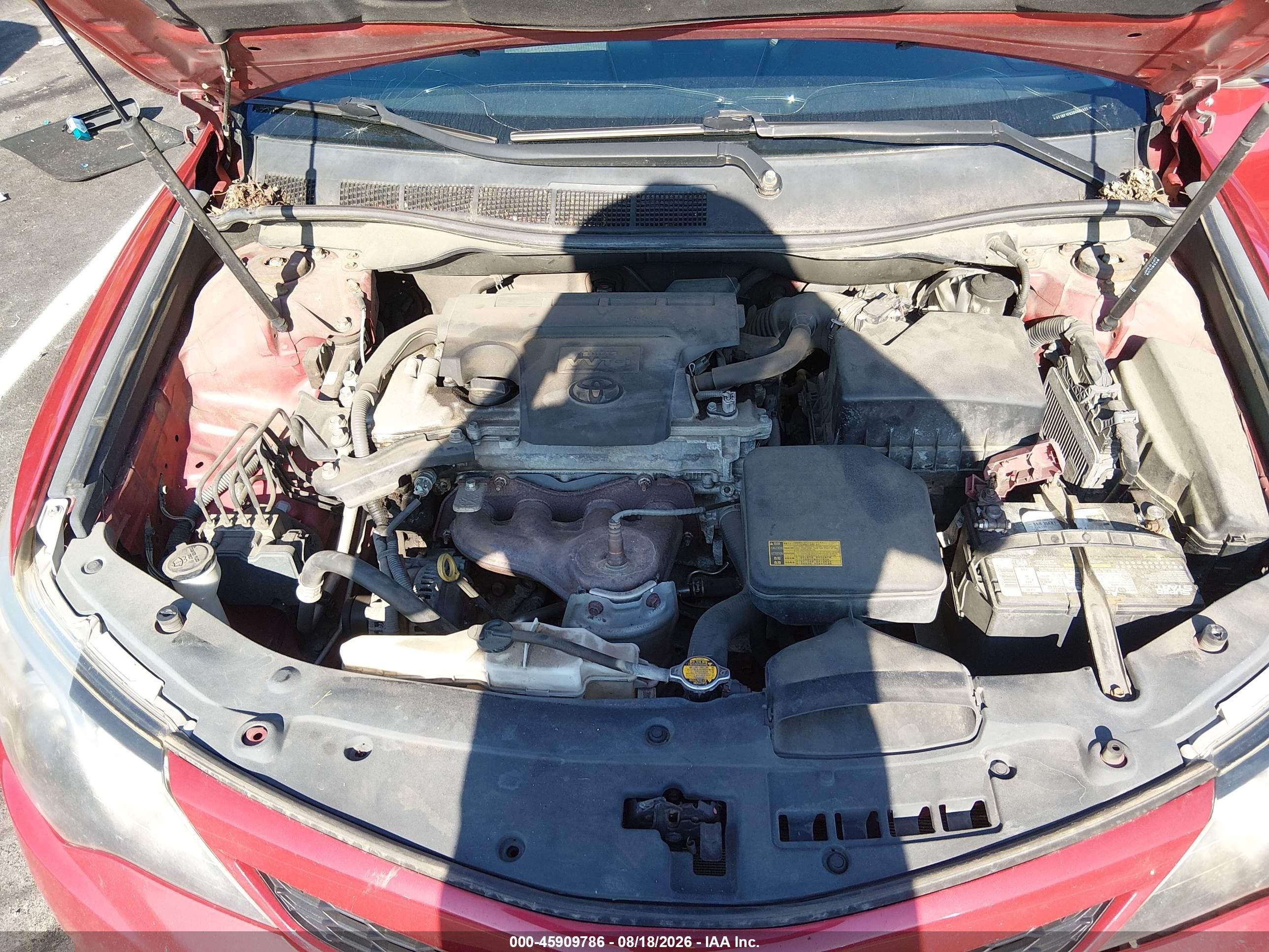 2013 Toyota Camry Se Red vin: 4T1BF1FK3DU694411
