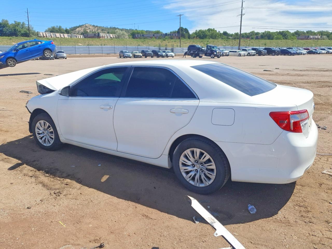 2013 Toyota Camry L White vin: 4T1BF1FK3DU704029