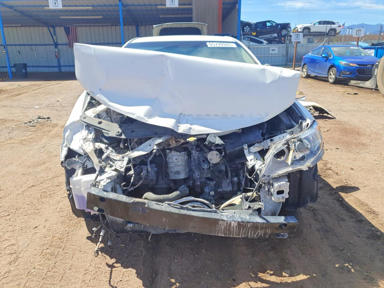 2013 Toyota Camry L White vin: 4T1BF1FK3DU704029