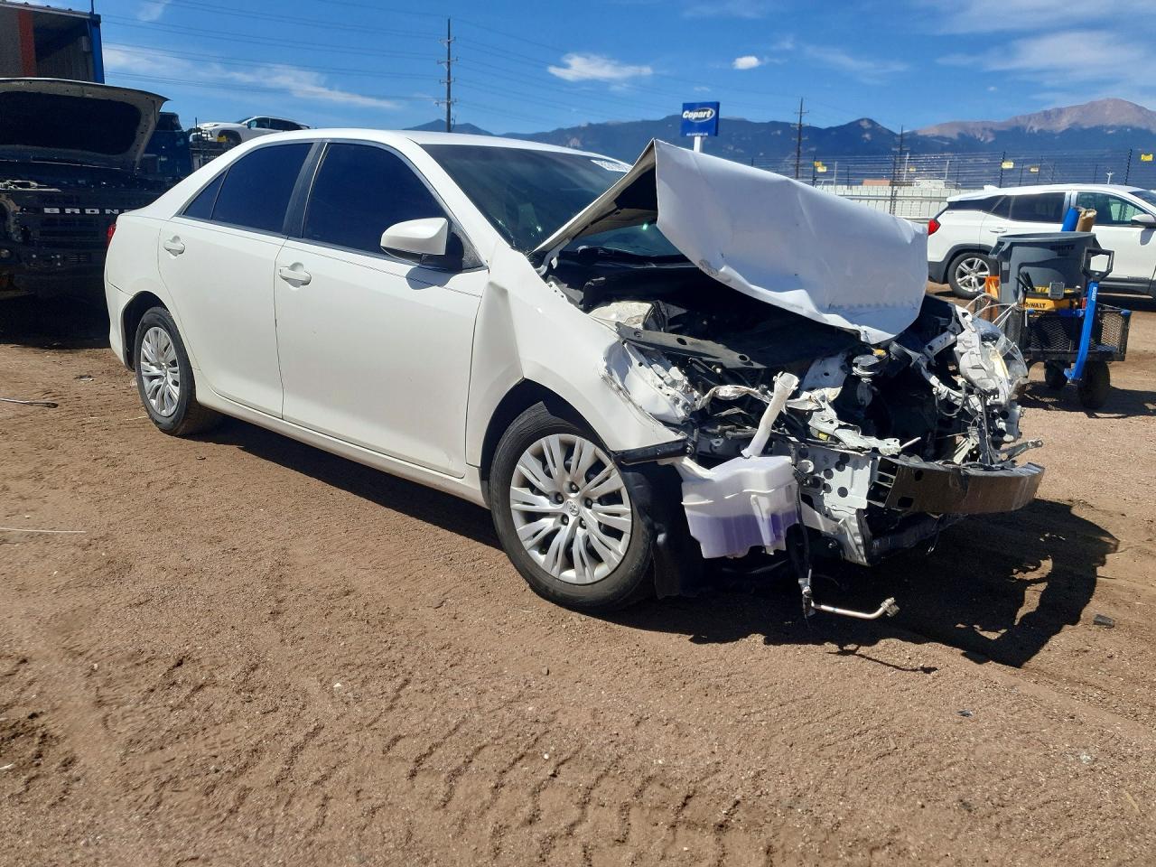 2013 Toyota Camry L White vin: 4T1BF1FK3DU704029
