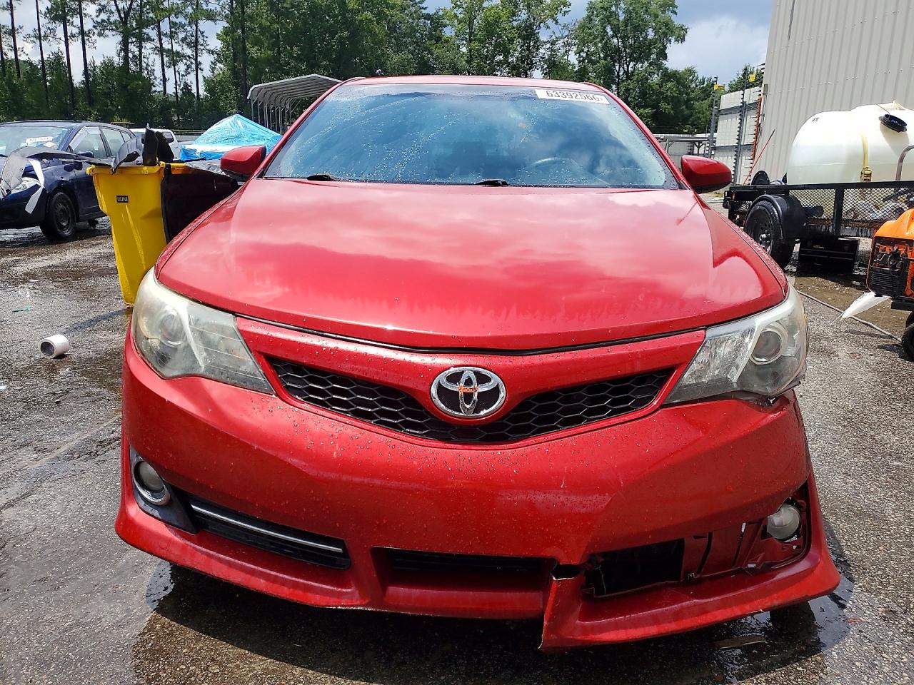 2013 Toyota Camry Se Red vin: 4T1BF1FK3DU709361