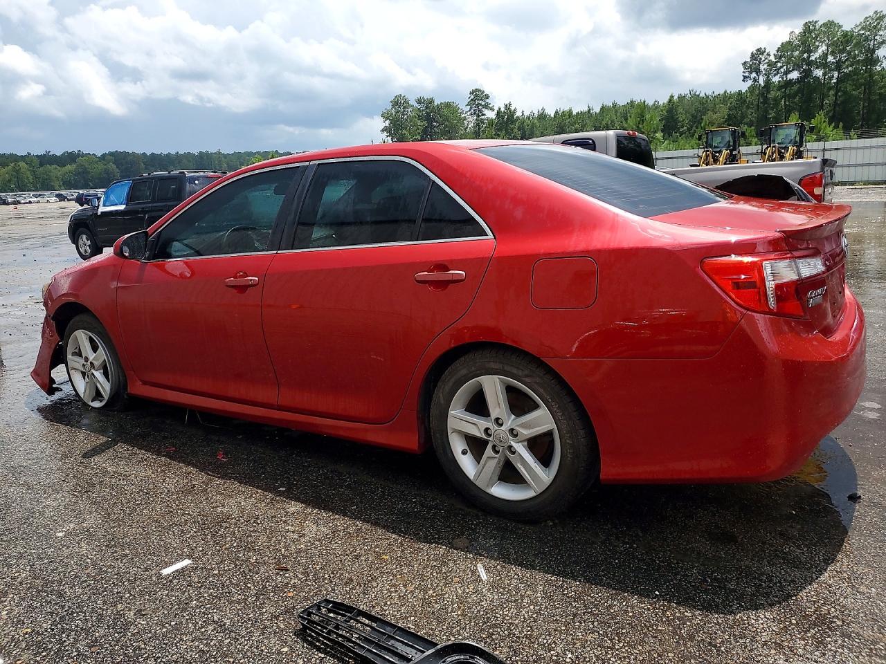 2013 Toyota Camry Se Red vin: 4T1BF1FK3DU709361