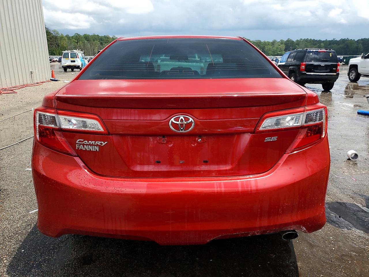 2013 Toyota Camry Se Red vin: 4T1BF1FK3DU709361