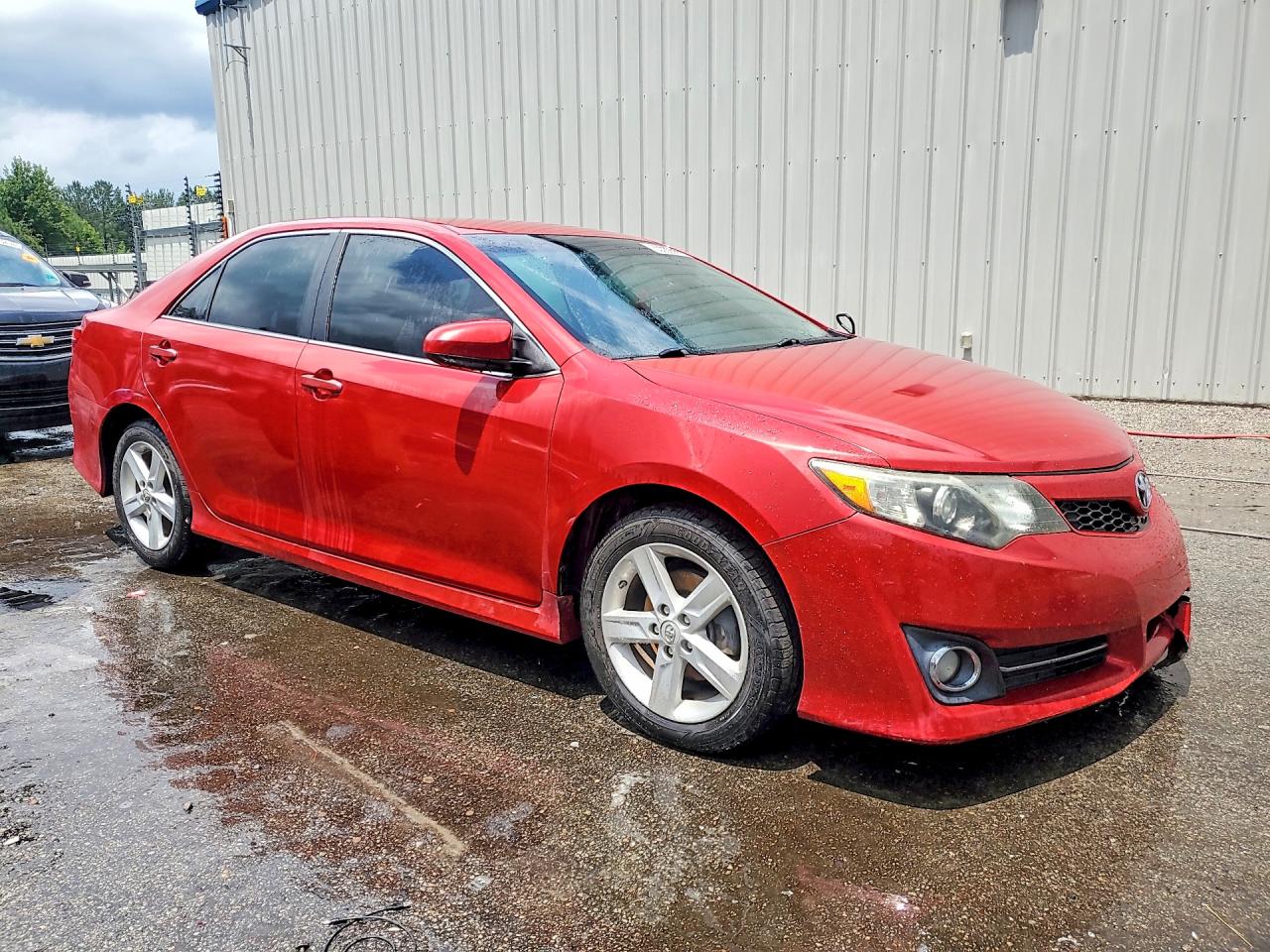 2013 Toyota Camry Se Red vin: 4T1BF1FK3DU709361