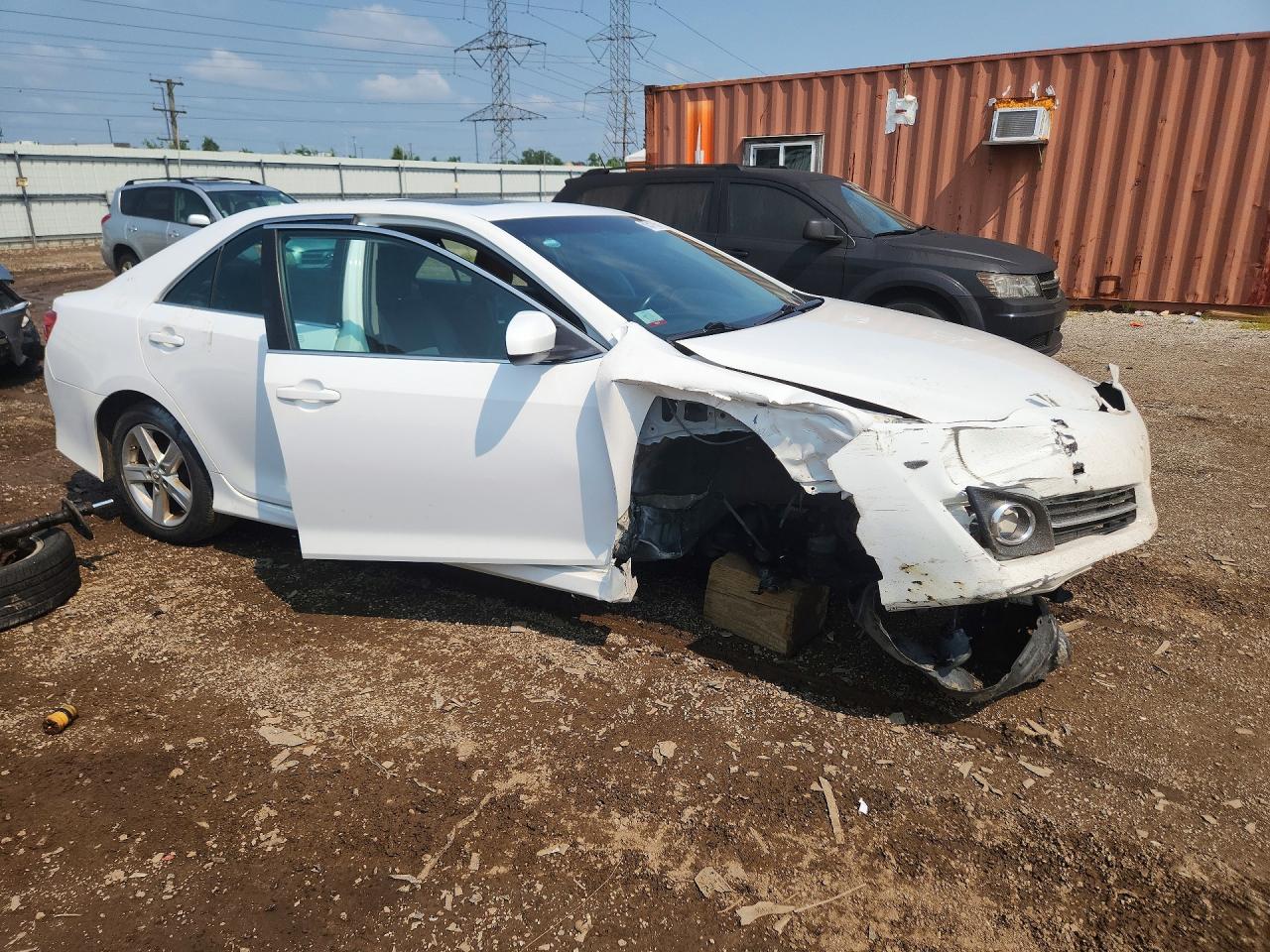 2013 Toyota Camry Se White vin: 4T1BF1FK3DU721039