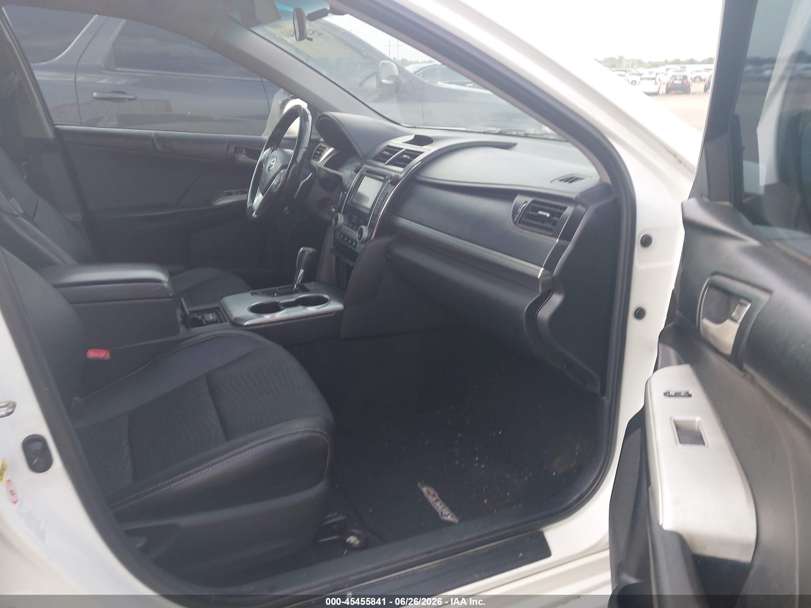 2013 Toyota Camry Se White vin: 4T1BF1FK3DU723020