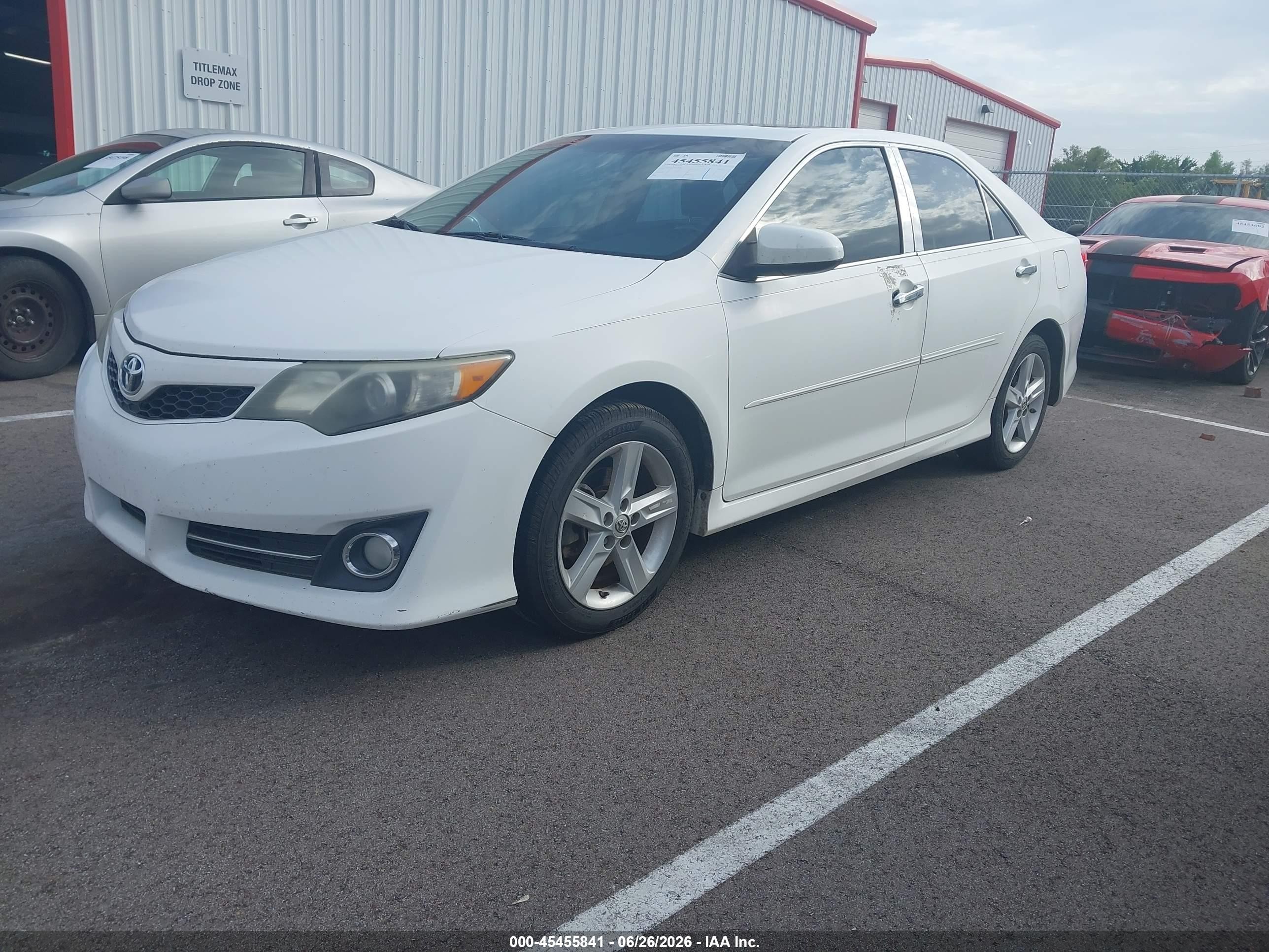 2013 Toyota Camry Se White vin: 4T1BF1FK3DU723020
