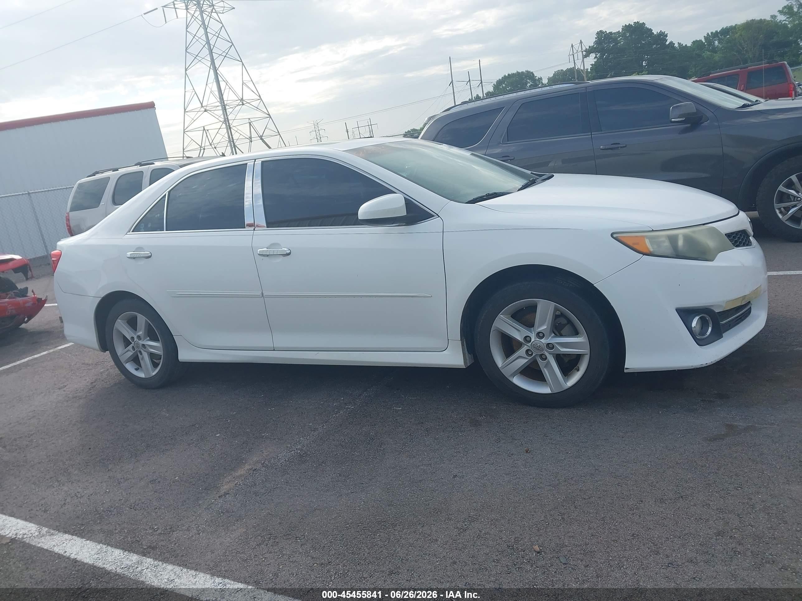 2013 Toyota Camry Se White vin: 4T1BF1FK3DU723020
