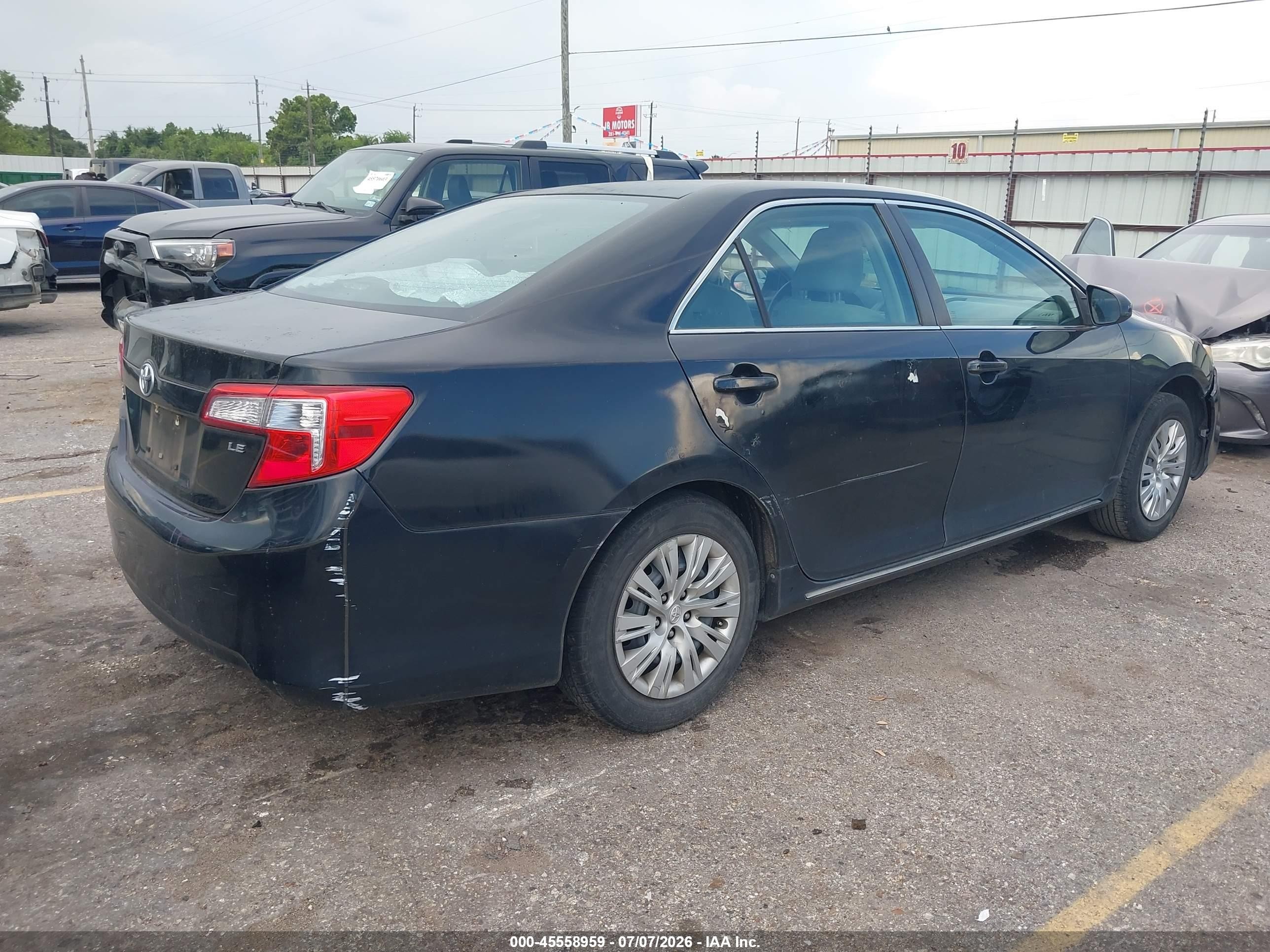 2014 Toyota Camry Le Black vin: 4T1BF1FK3EU305008