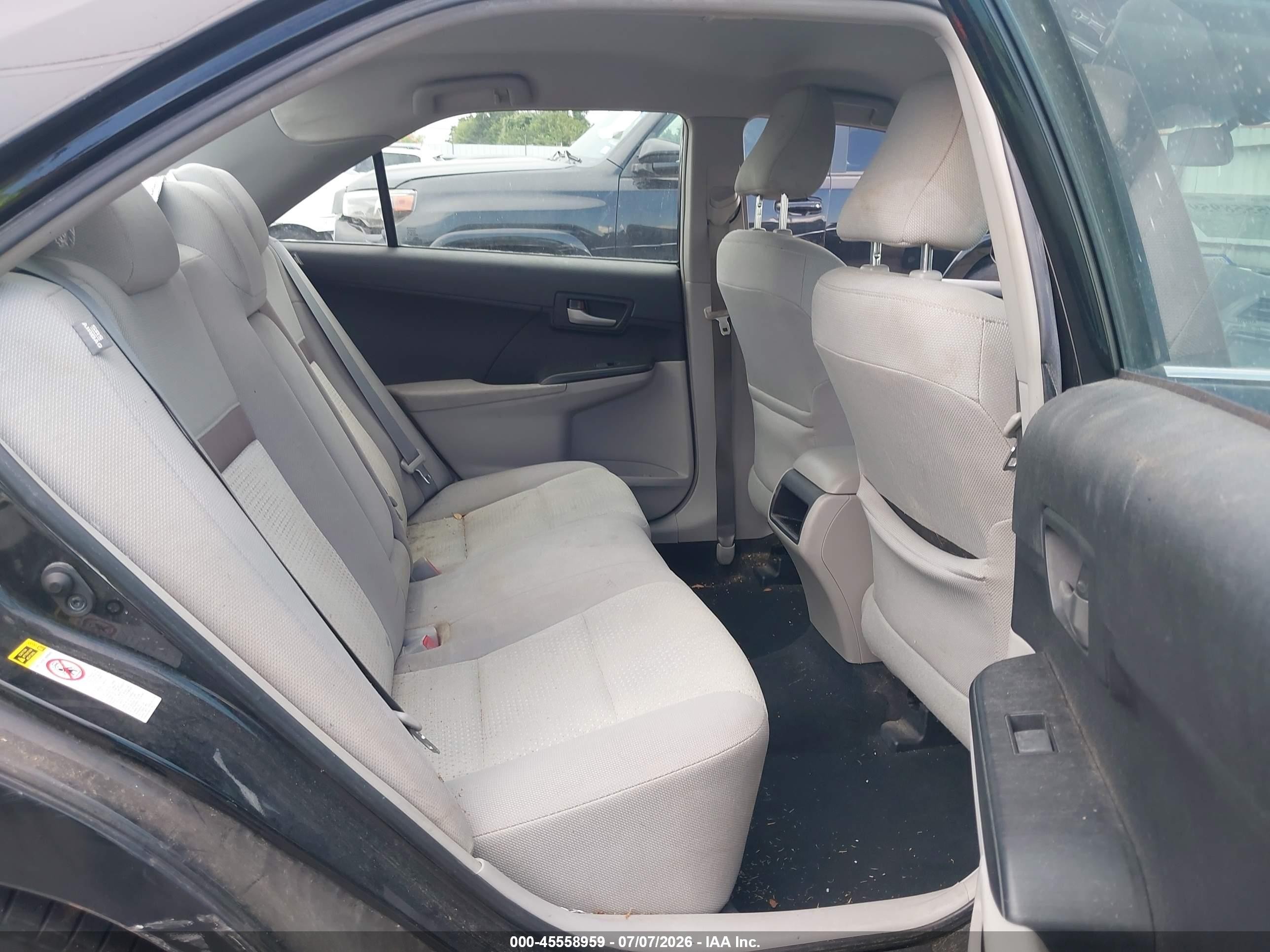 2014 Toyota Camry Le Black vin: 4T1BF1FK3EU305008