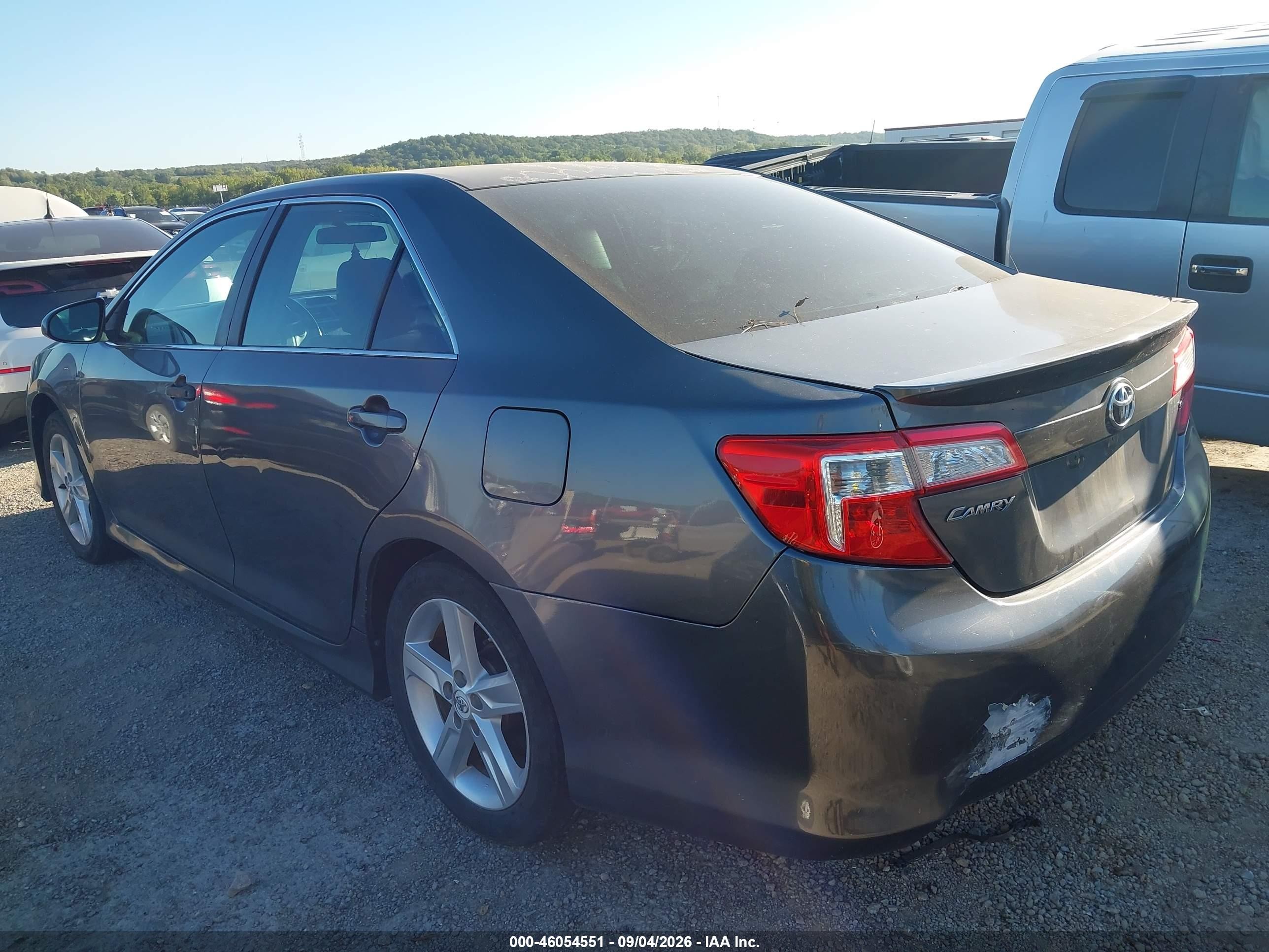 2014 Toyota Camry Se Gray vin: 4T1BF1FK3EU308765