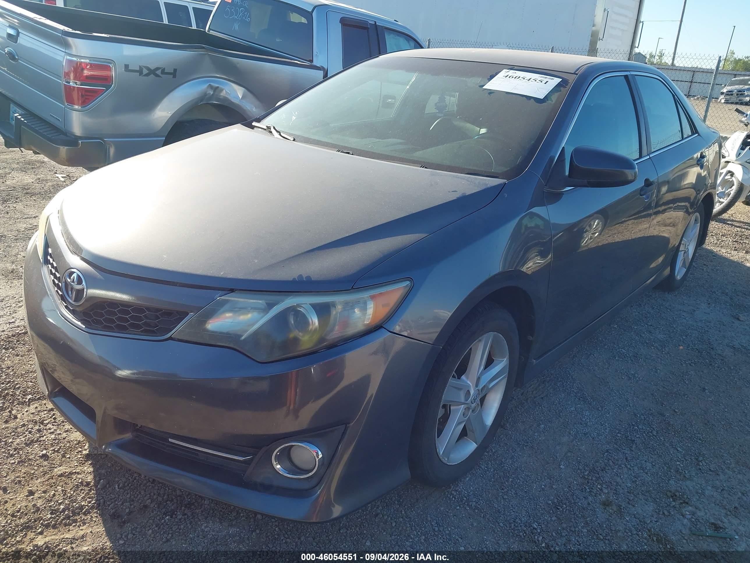 2014 Toyota Camry Se Gray vin: 4T1BF1FK3EU308765
