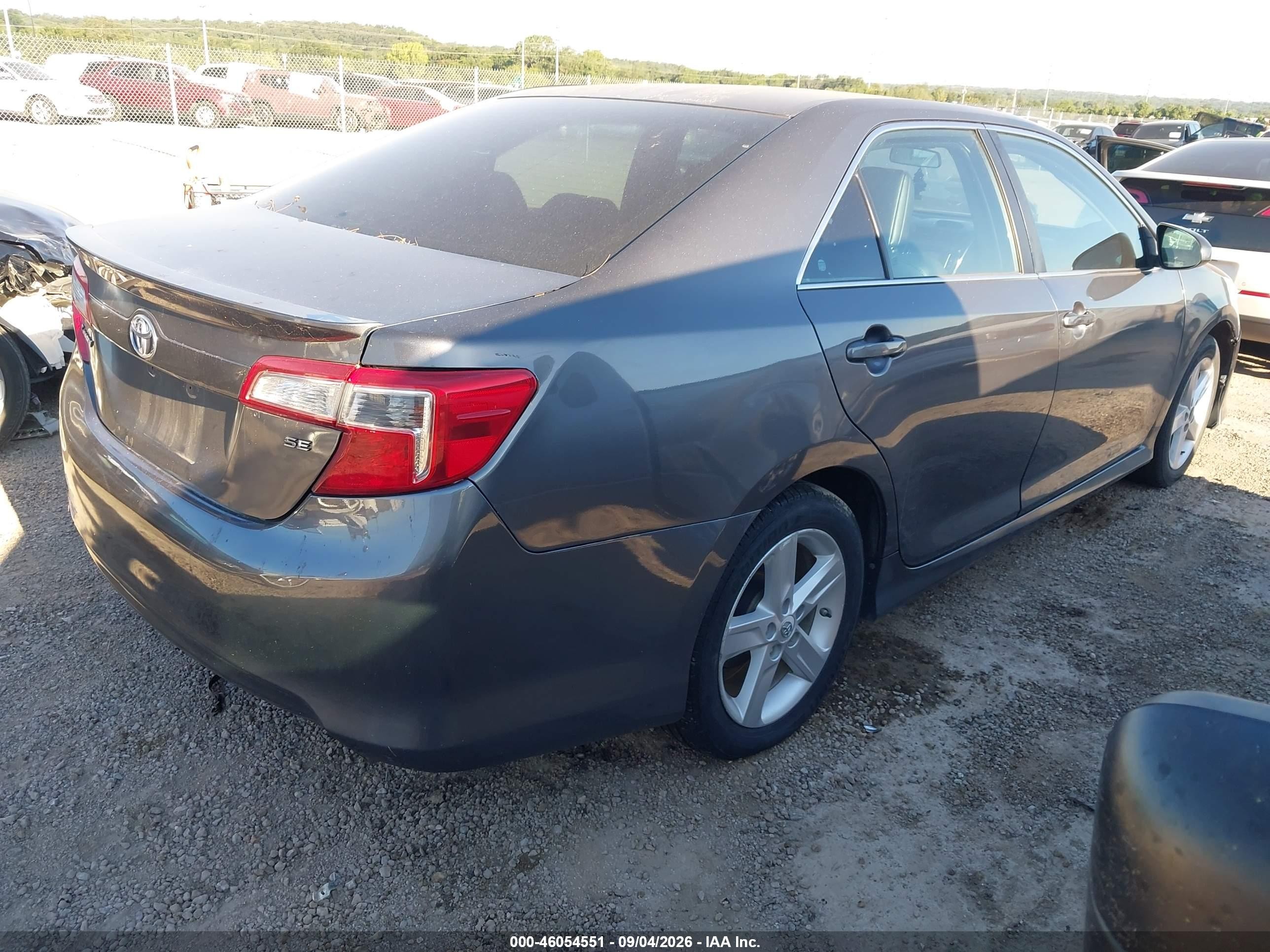 2014 Toyota Camry Se Gray vin: 4T1BF1FK3EU308765
