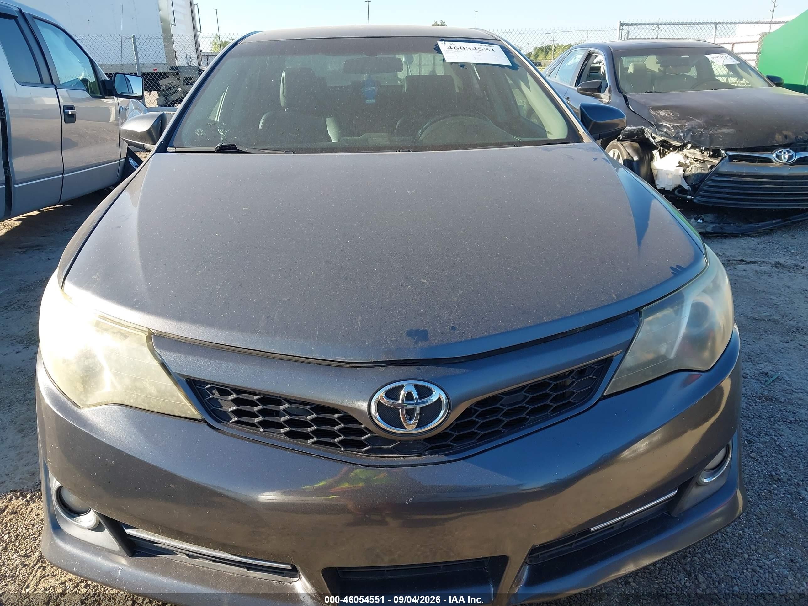2014 Toyota Camry Se Gray vin: 4T1BF1FK3EU308765