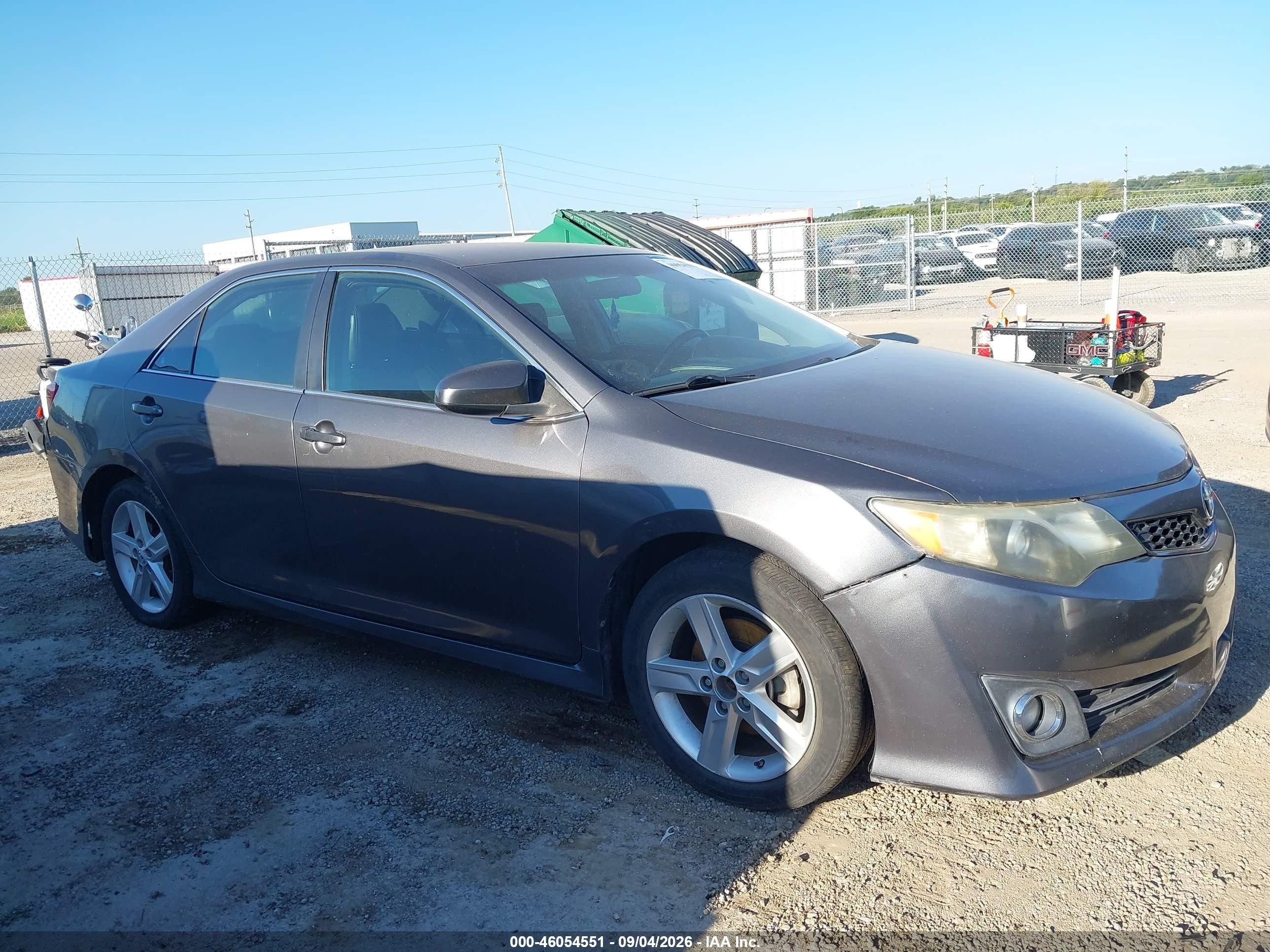 2014 Toyota Camry Se Gray vin: 4T1BF1FK3EU308765