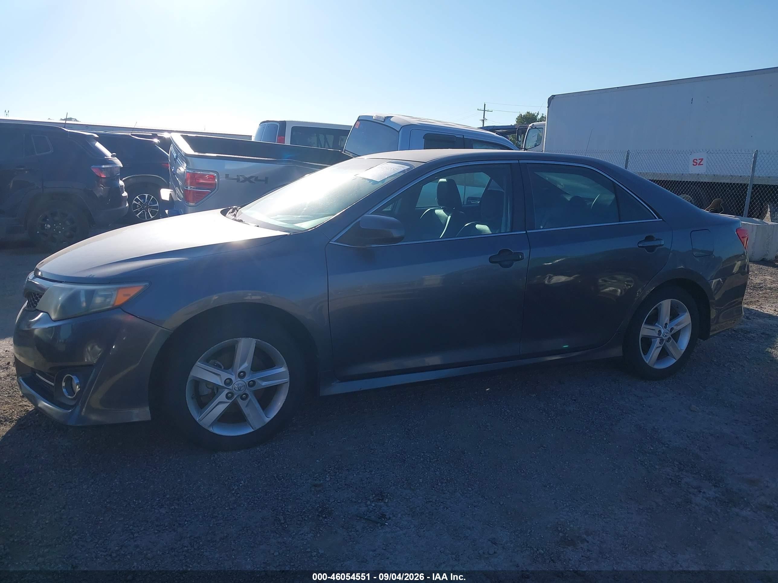 2014 Toyota Camry Se Gray vin: 4T1BF1FK3EU308765