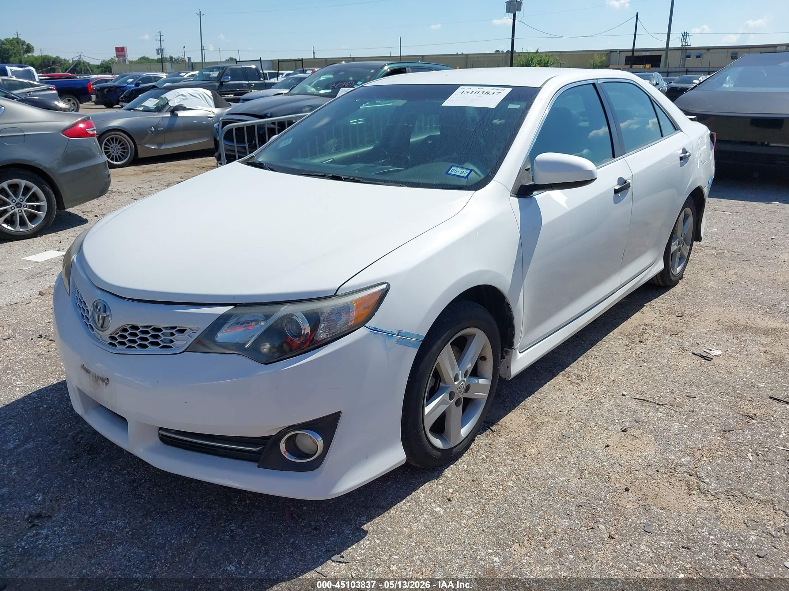 2014 Toyota Camry Se Белый vin: 4T1BF1FK3EU315103