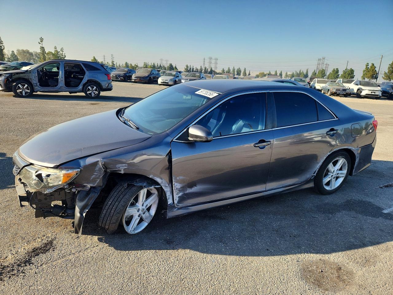 2014 Toyota Camry Se Charcoal vin: 4T1BF1FK3EU315134