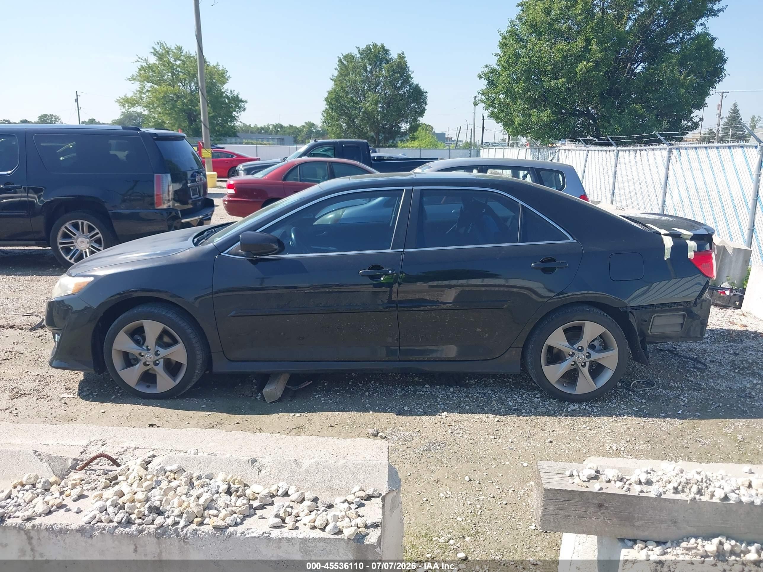 2014 Toyota Camry Se Sport Black vin: 4T1BF1FK3EU316123