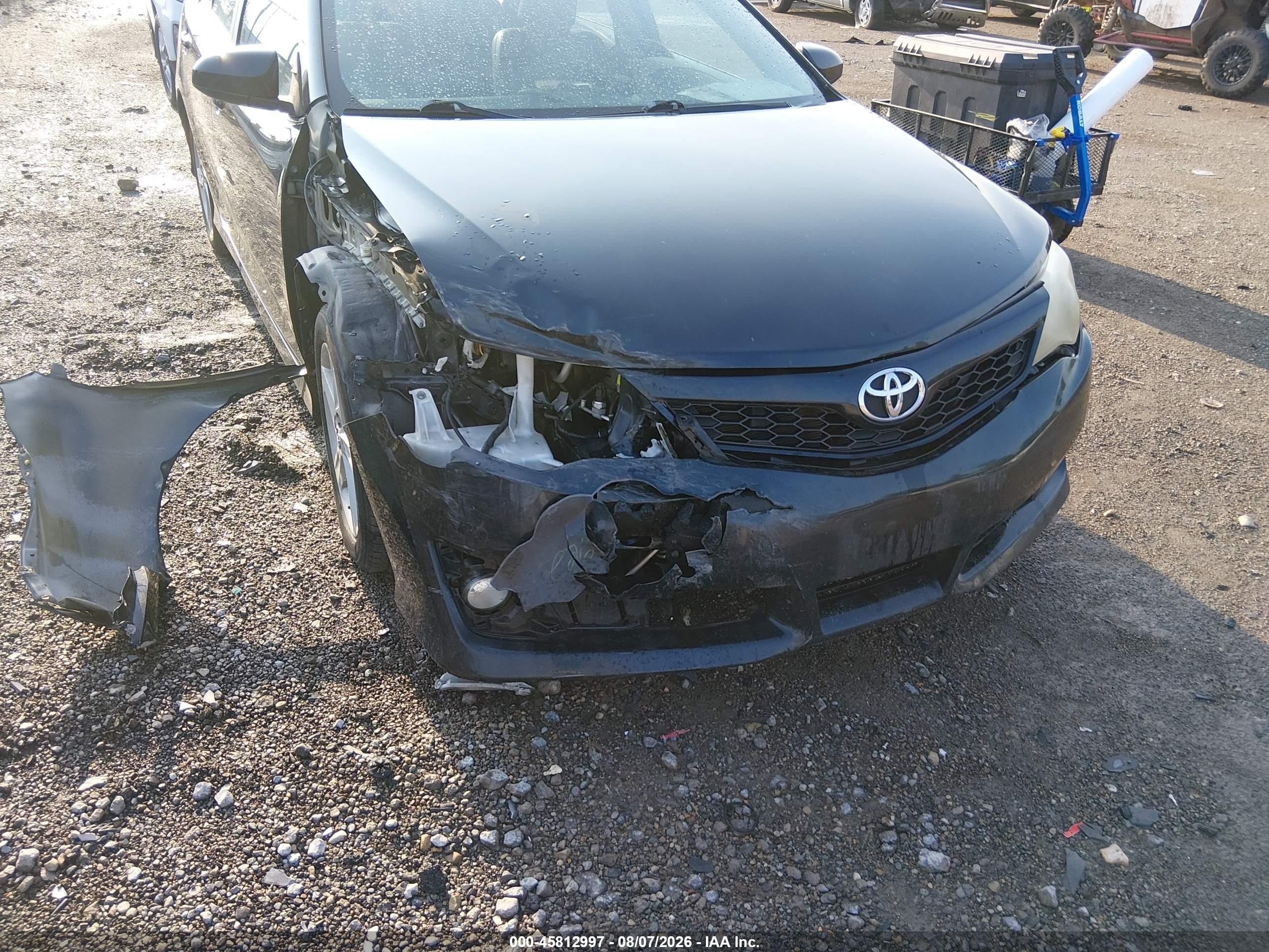 2014 Toyota Camry Se Black vin: 4T1BF1FK3EU320513