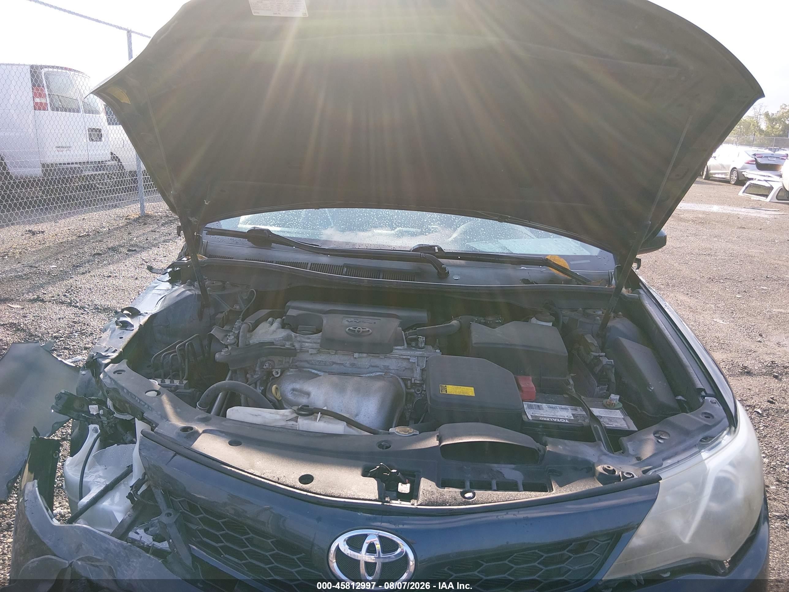 2014 Toyota Camry Se Black vin: 4T1BF1FK3EU320513