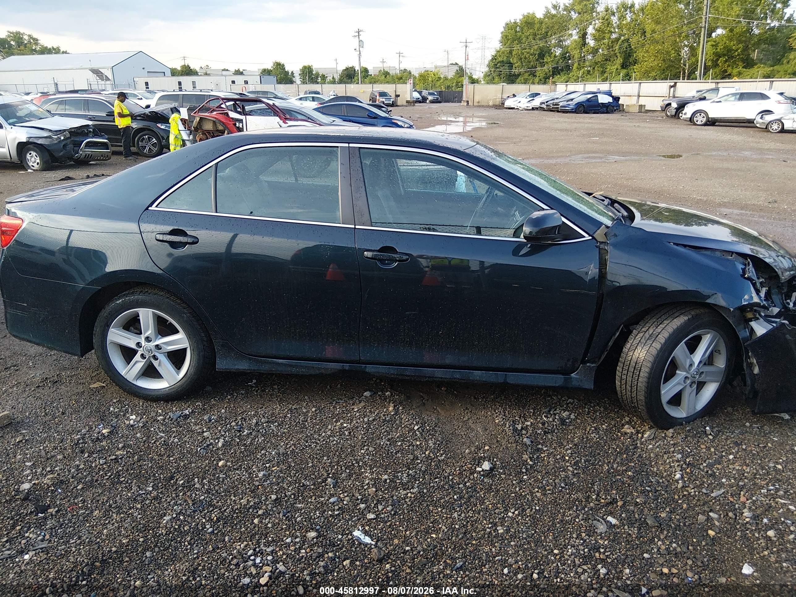 2014 Toyota Camry Se Black vin: 4T1BF1FK3EU320513