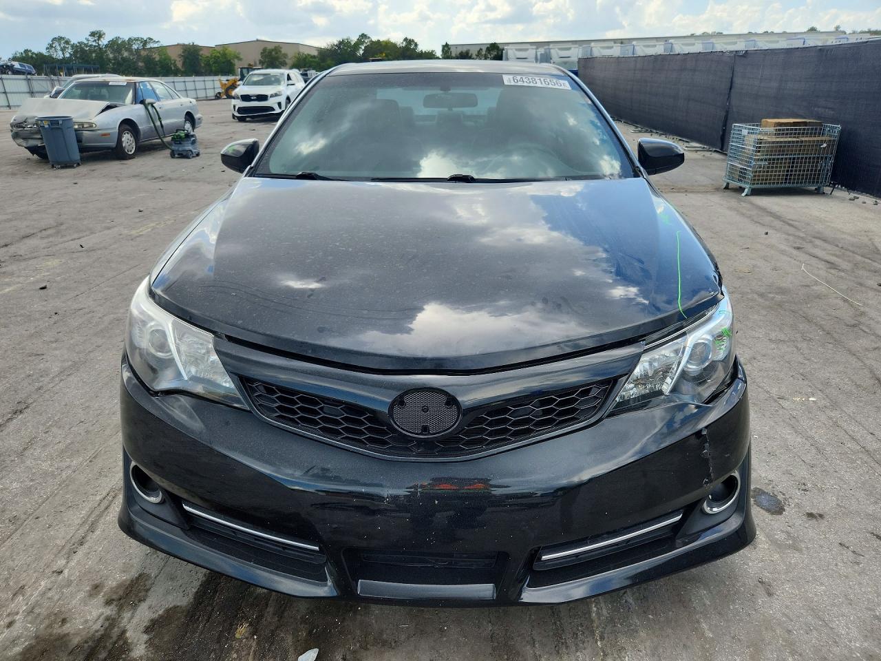 2014 Toyota Camry Se Black vin: 4T1BF1FK3EU321886